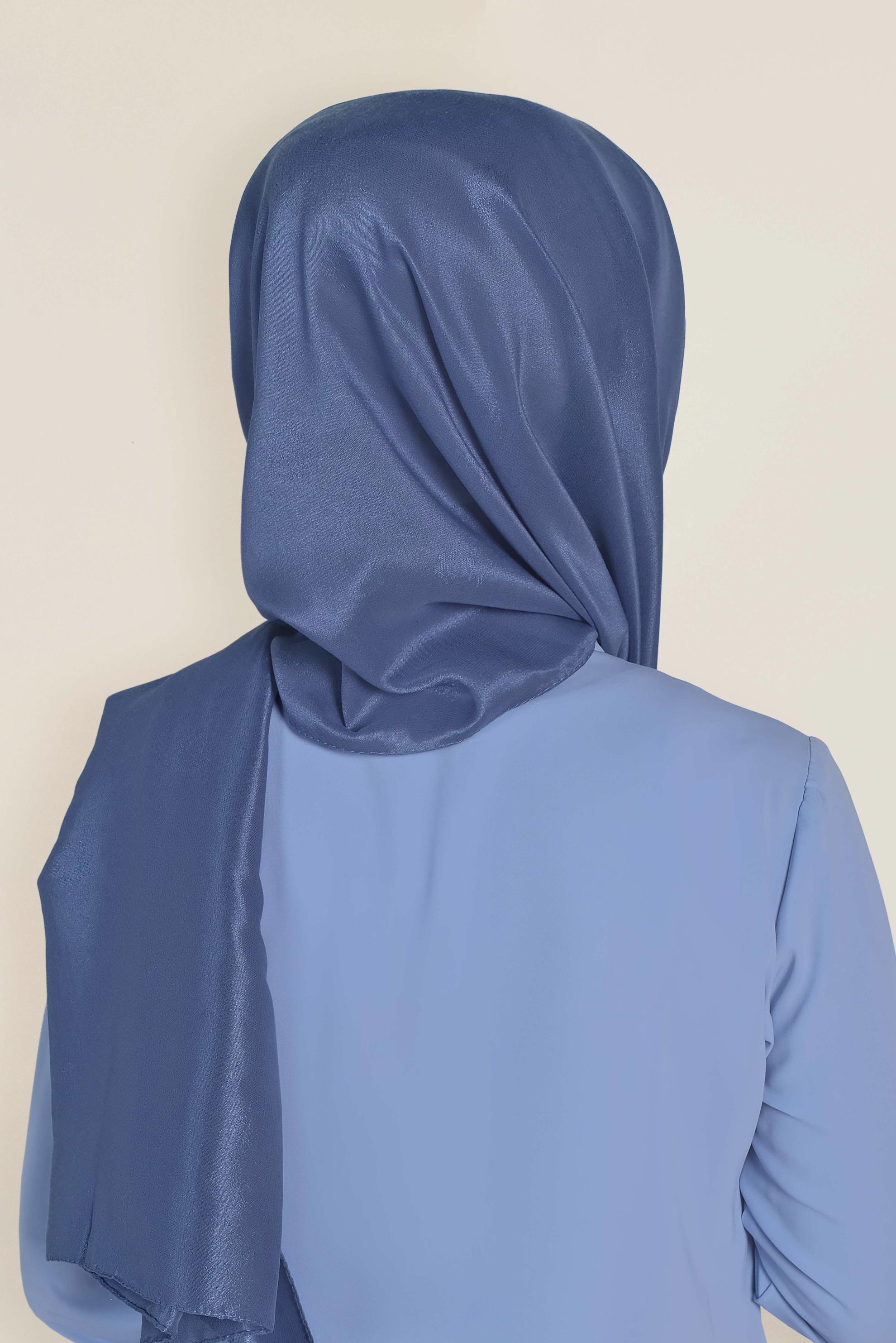 Tesettür giyim LACİVERT 9954 ALVİNA GÖLGE DESEN ŞAL