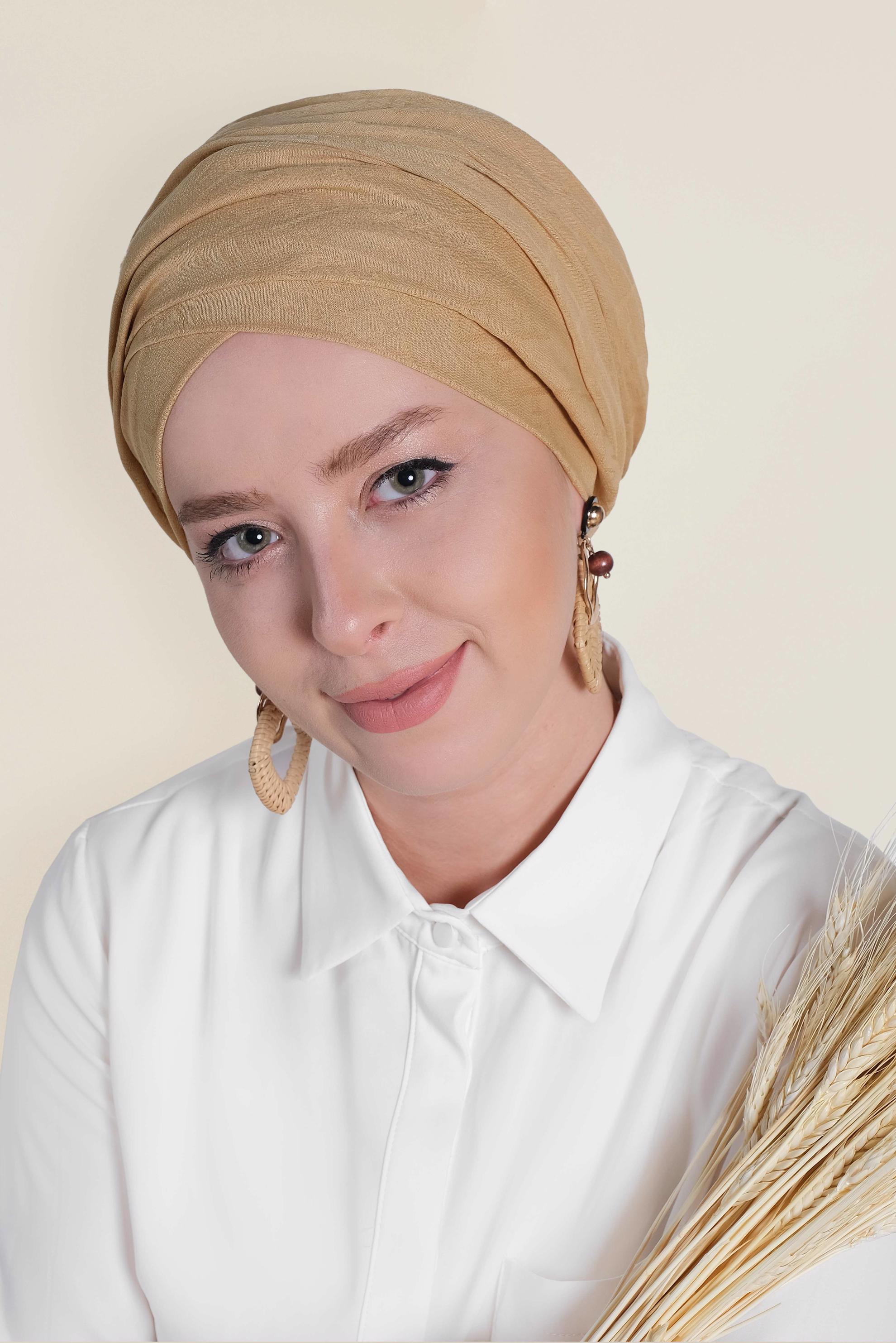 Tesettür giyim ALTIN 9958 ALVİNA DESENLİ KREP ŞAL