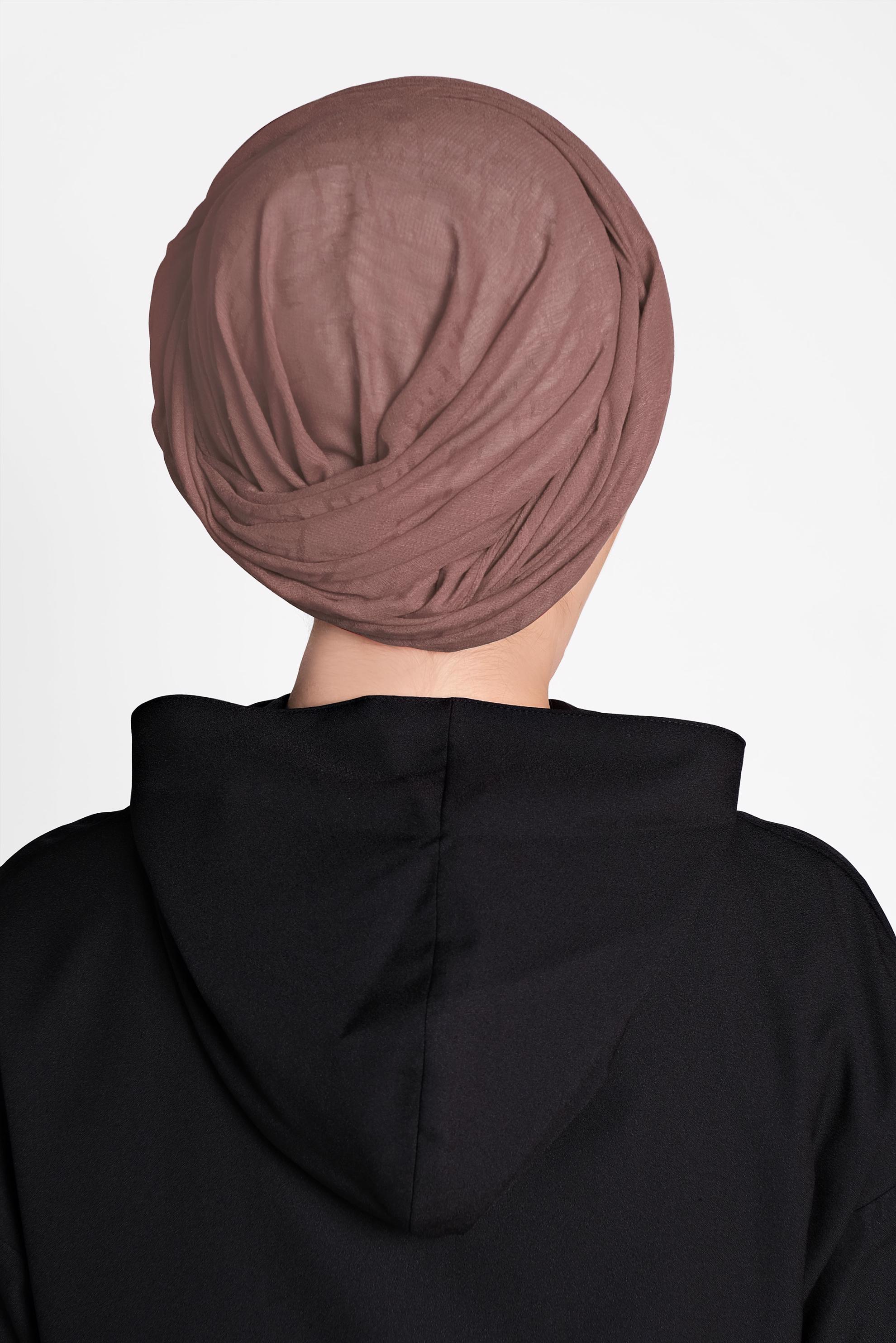 Tesettür giyim VİZON 9958 ALVİNA DESENLİ KREP ŞAL