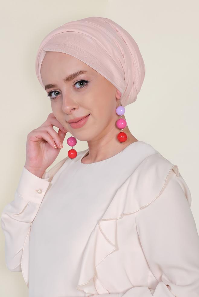 Tesettür giyim KAHVE 9969 ALVİNA SİMLİ SIVAMA ABİYE ŞAL - ALVİNA