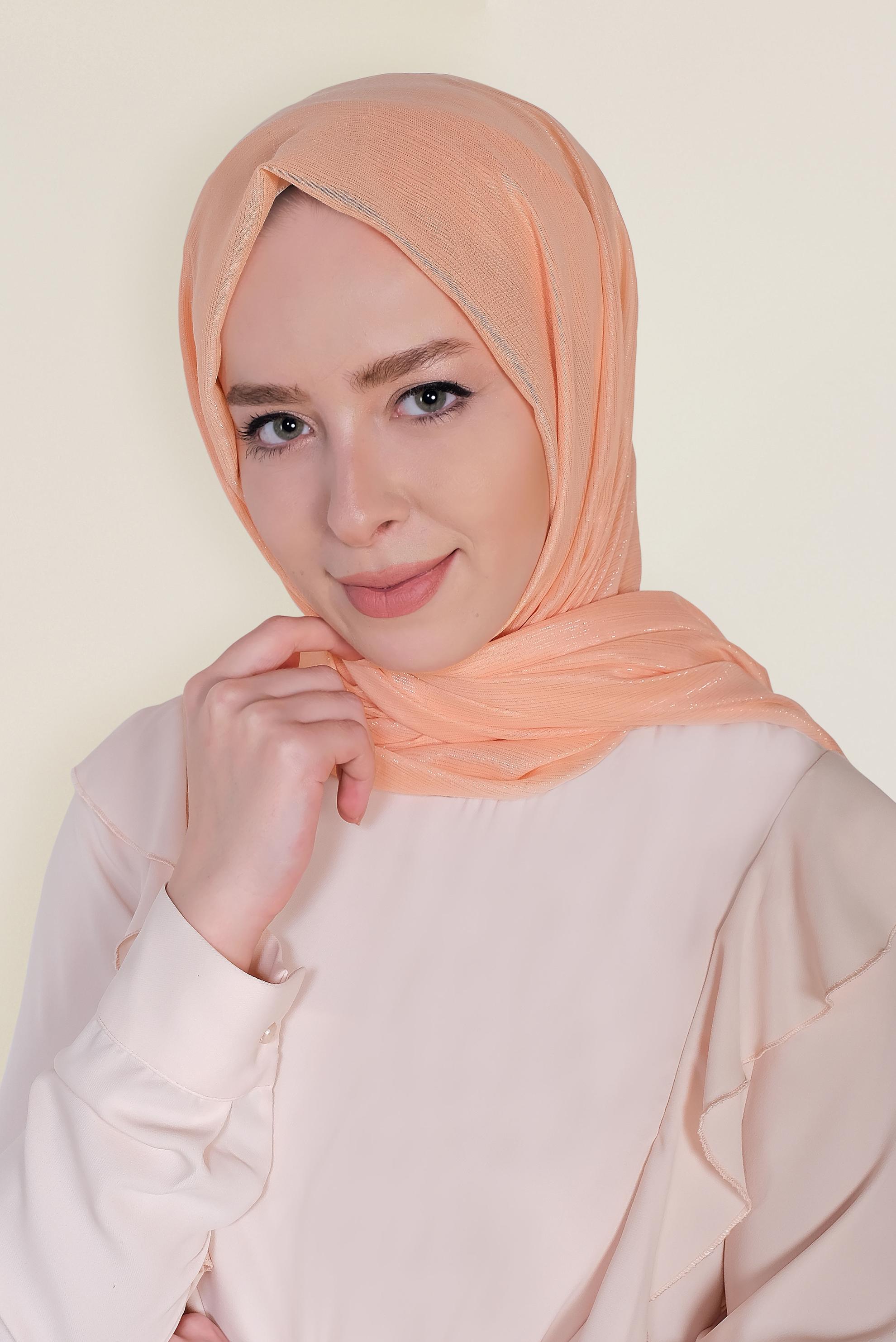 Hijab clothing POWDER SPARKLY SHAWL 9969