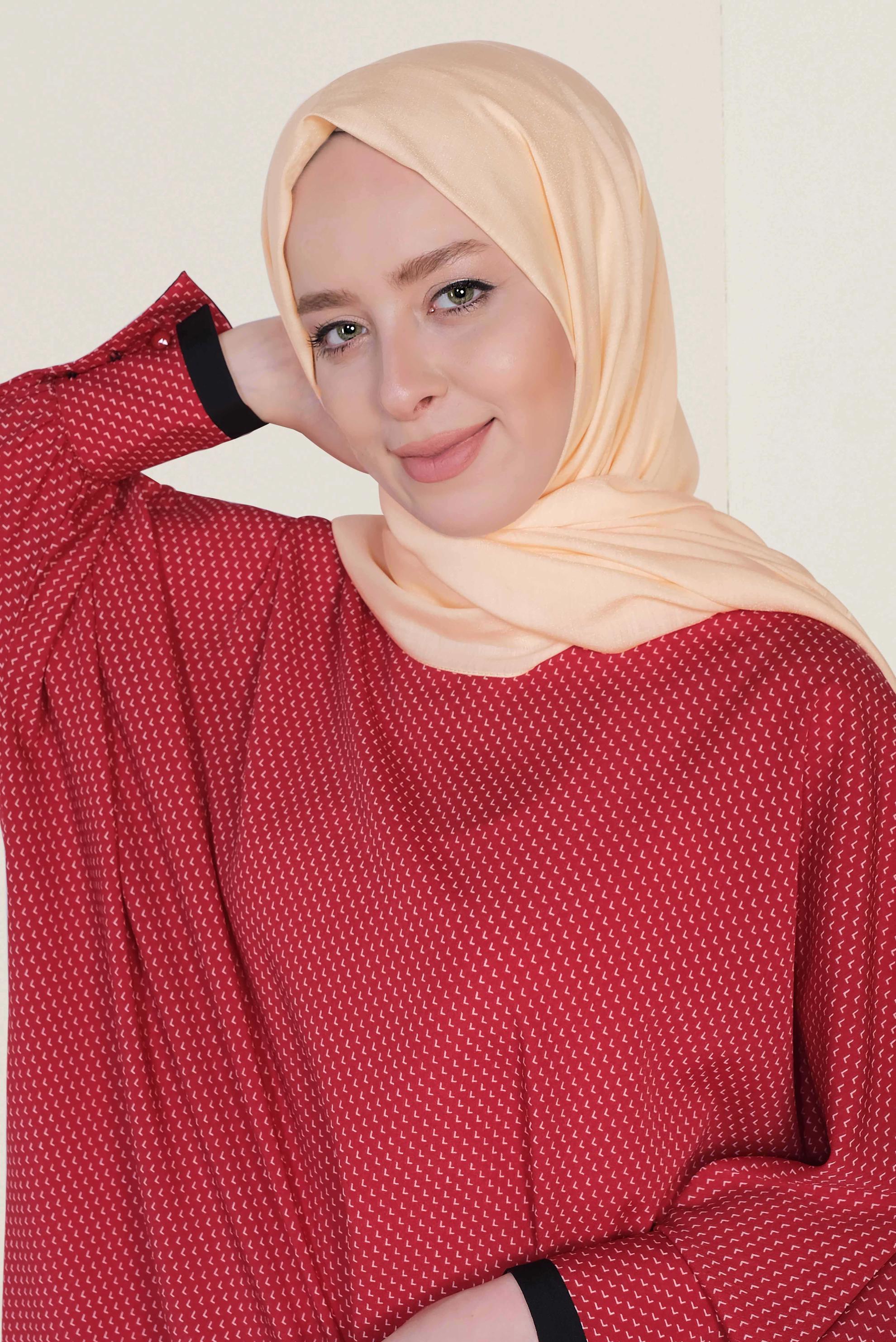 Tesettür giyim PUDRA 9970 ALVİNA ALTAY ŞAL