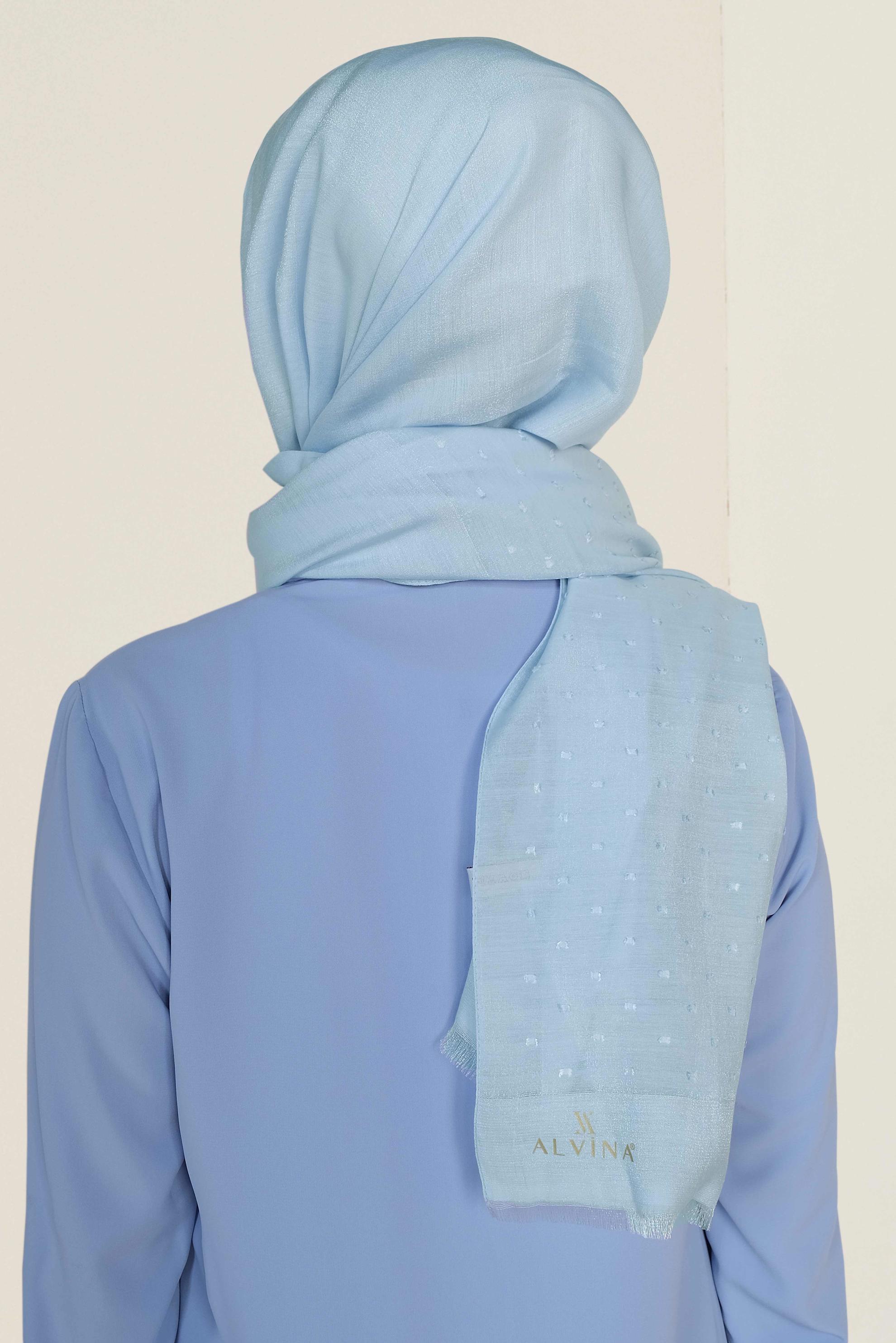 Tesettür giyim MAVİ 9970 ALVİNA ALTAY ŞAL