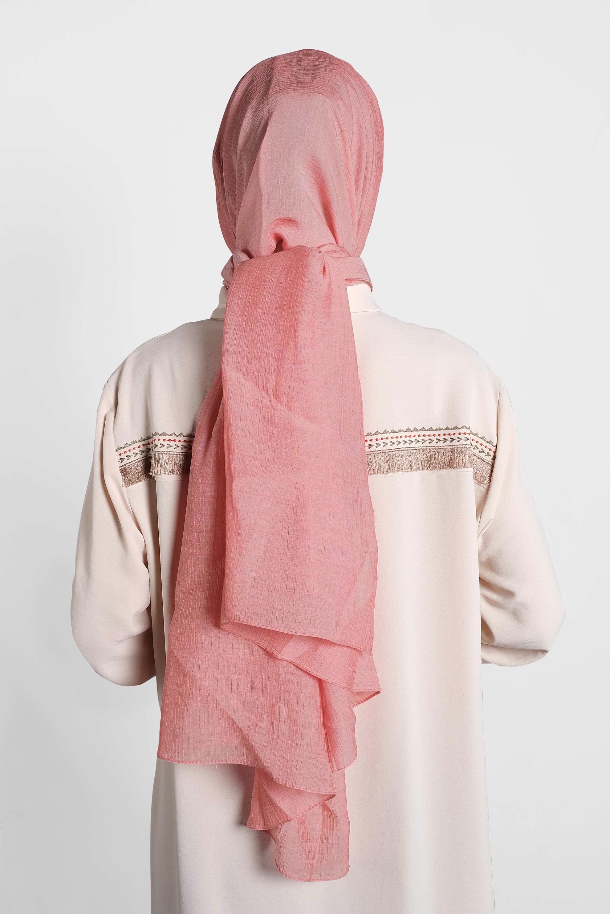 Tesettür giyim KIRMIZI 9972 ALVİNA AMORA ŞAL