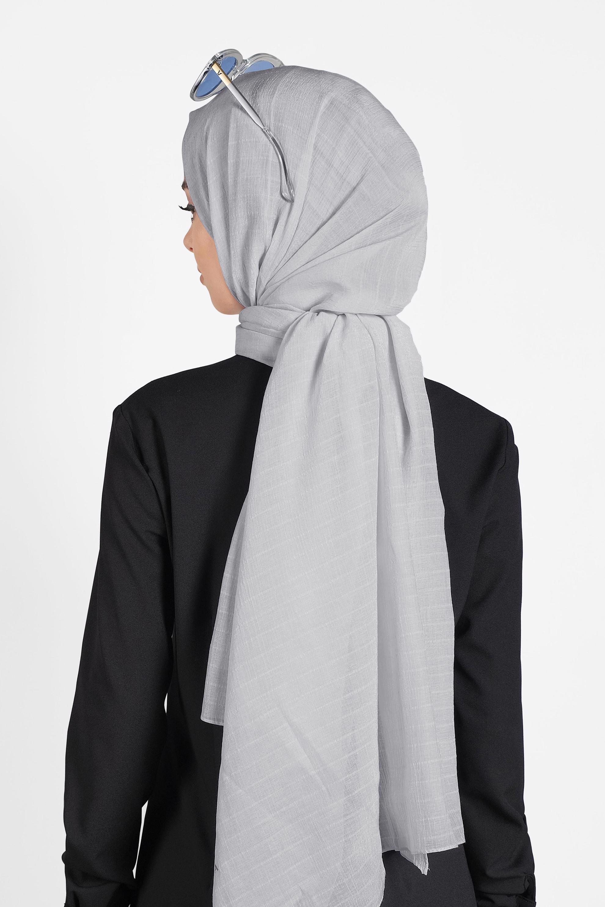 Tesettür giyim GÜMÜŞ 9972 ALVİNA AMORA ŞAL