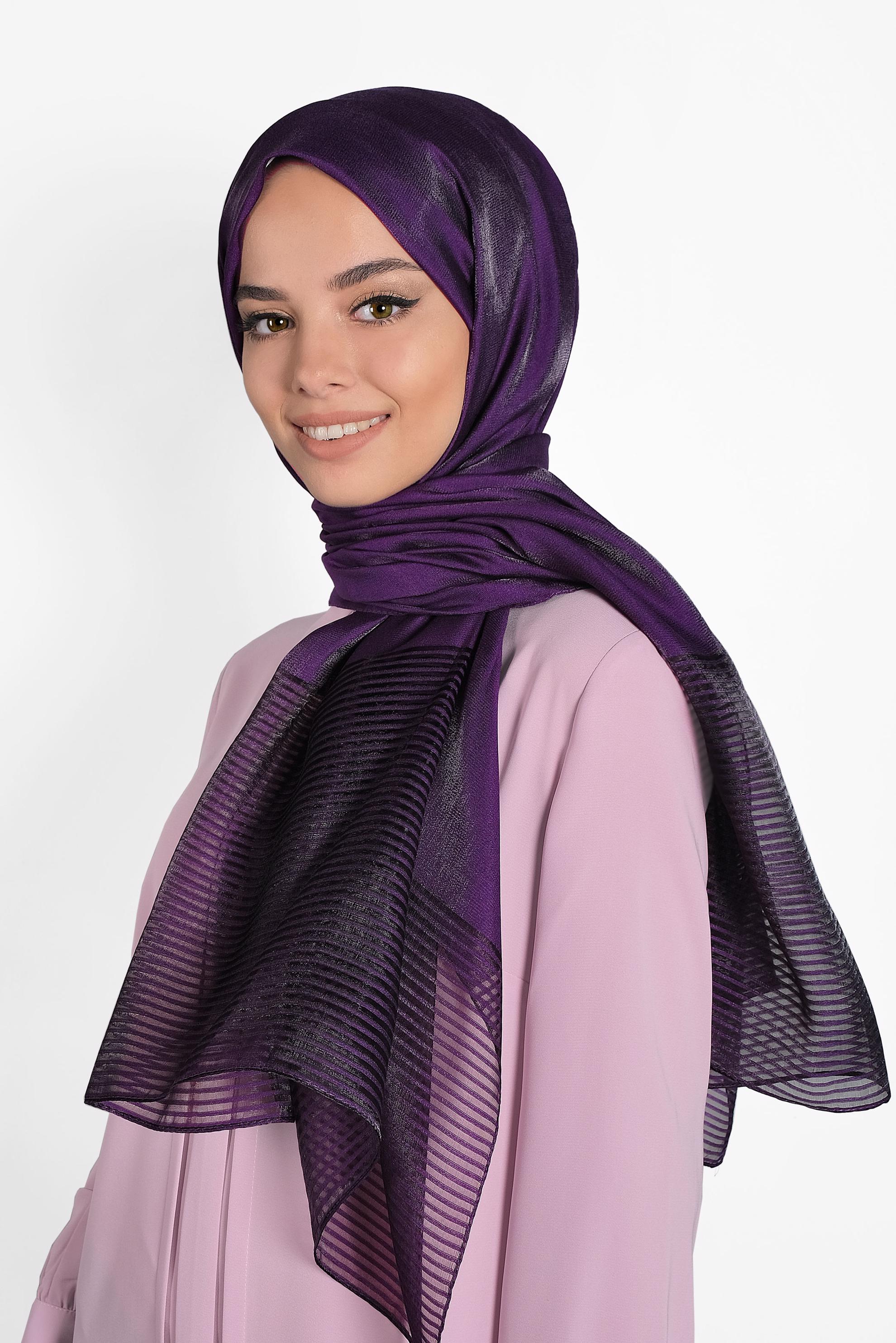 Tesettür giyim MOR 9973 ALVİNA PRENSES ŞAL