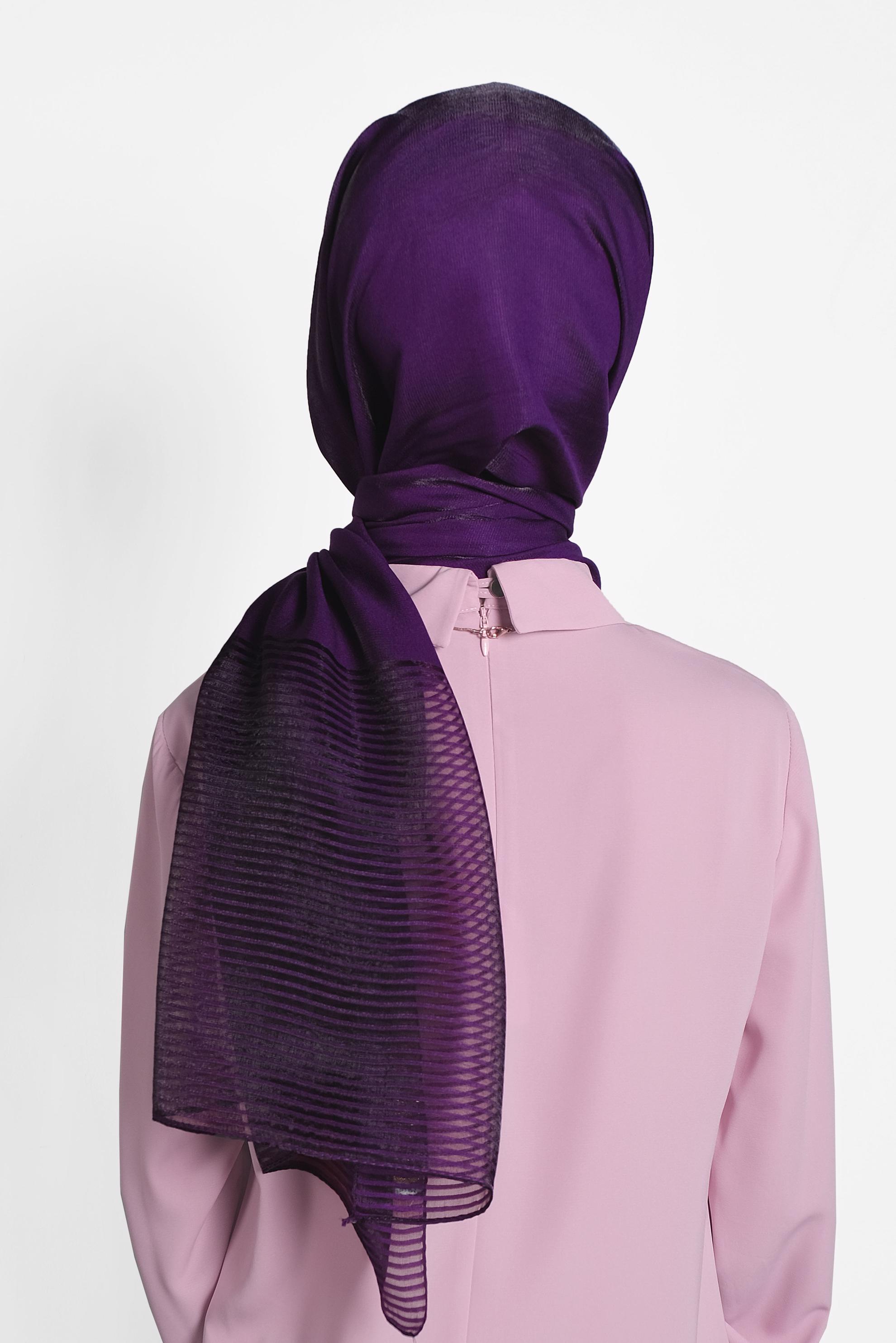 Tesettür giyim MOR 9973 ALVİNA PRENSES ŞAL