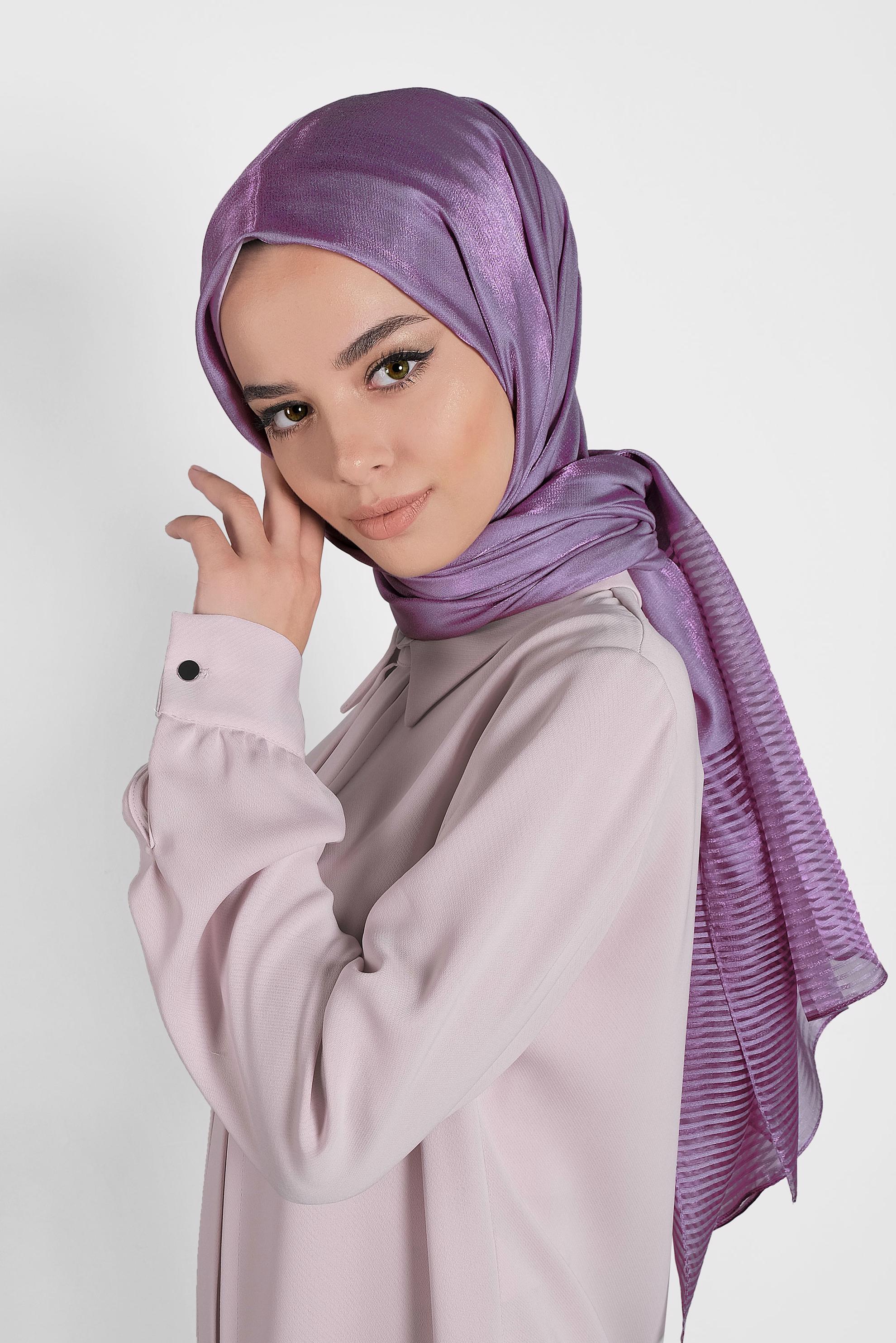 Tesettür giyim MOR 9973 ALVİNA PRENSES ŞAL