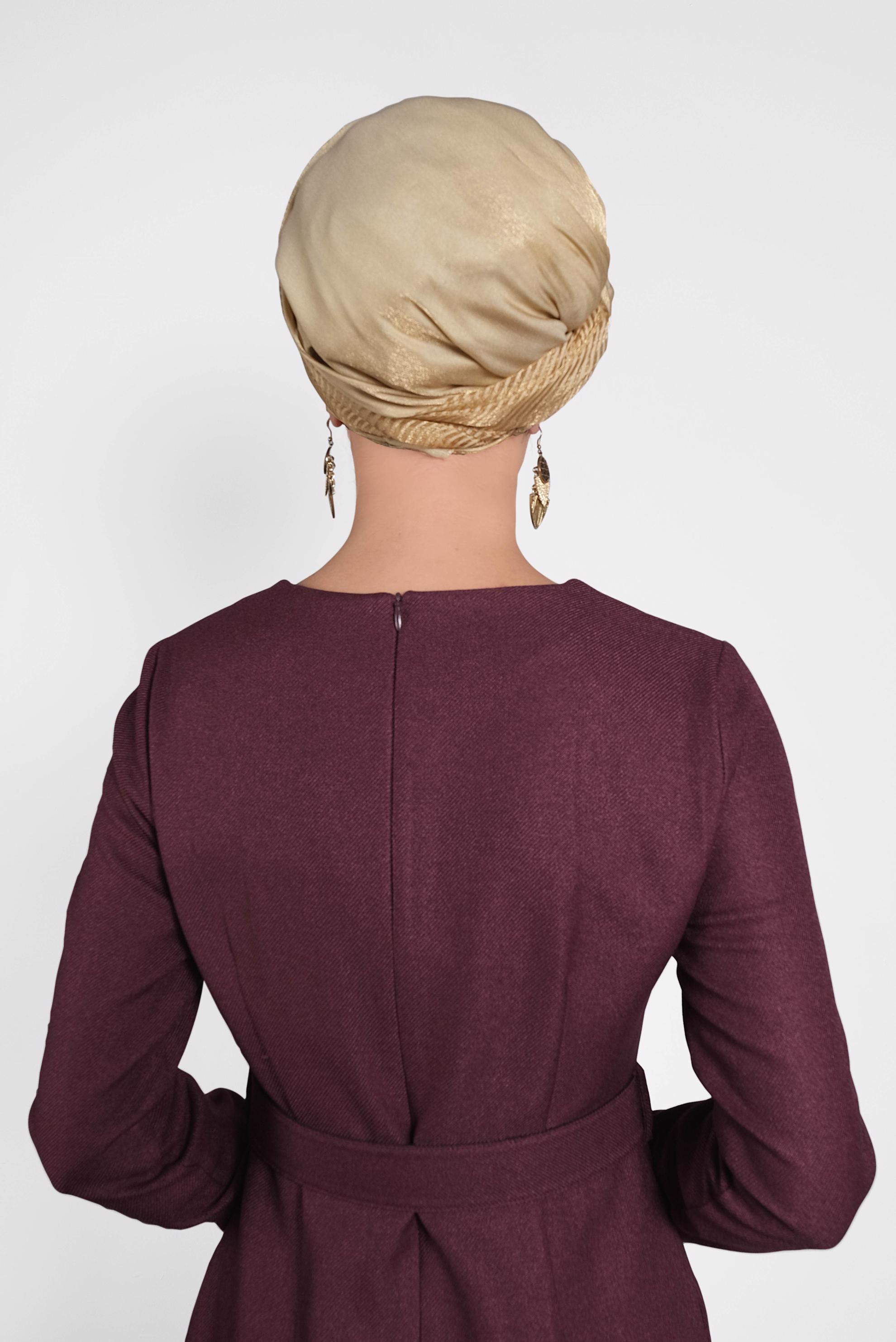 Tesettür giyim ALTIN 9973 ALVİNA PRENSES ŞAL