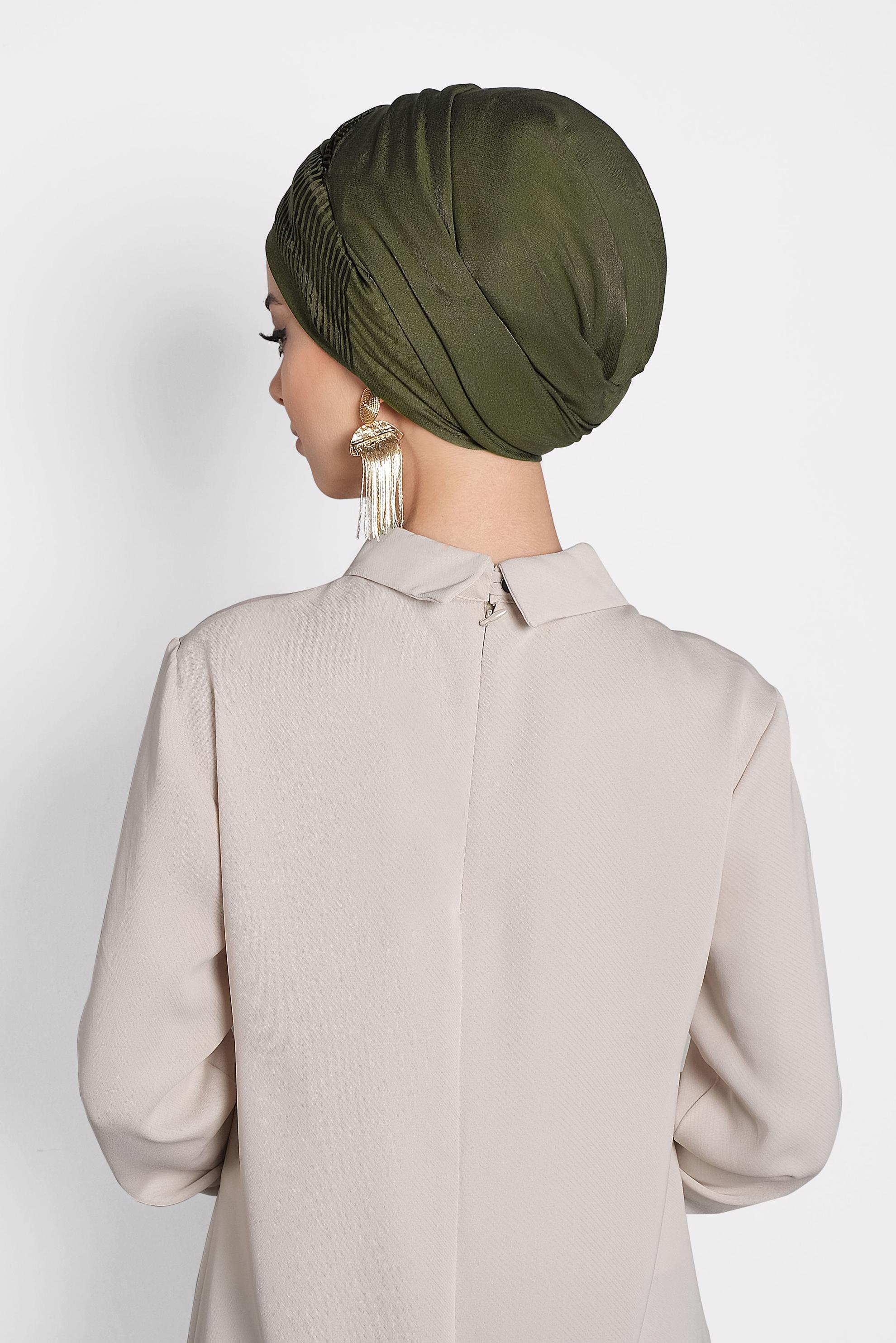 Tesettür giyim HAKİ 9973 ALVİNA PRENSES ŞAL