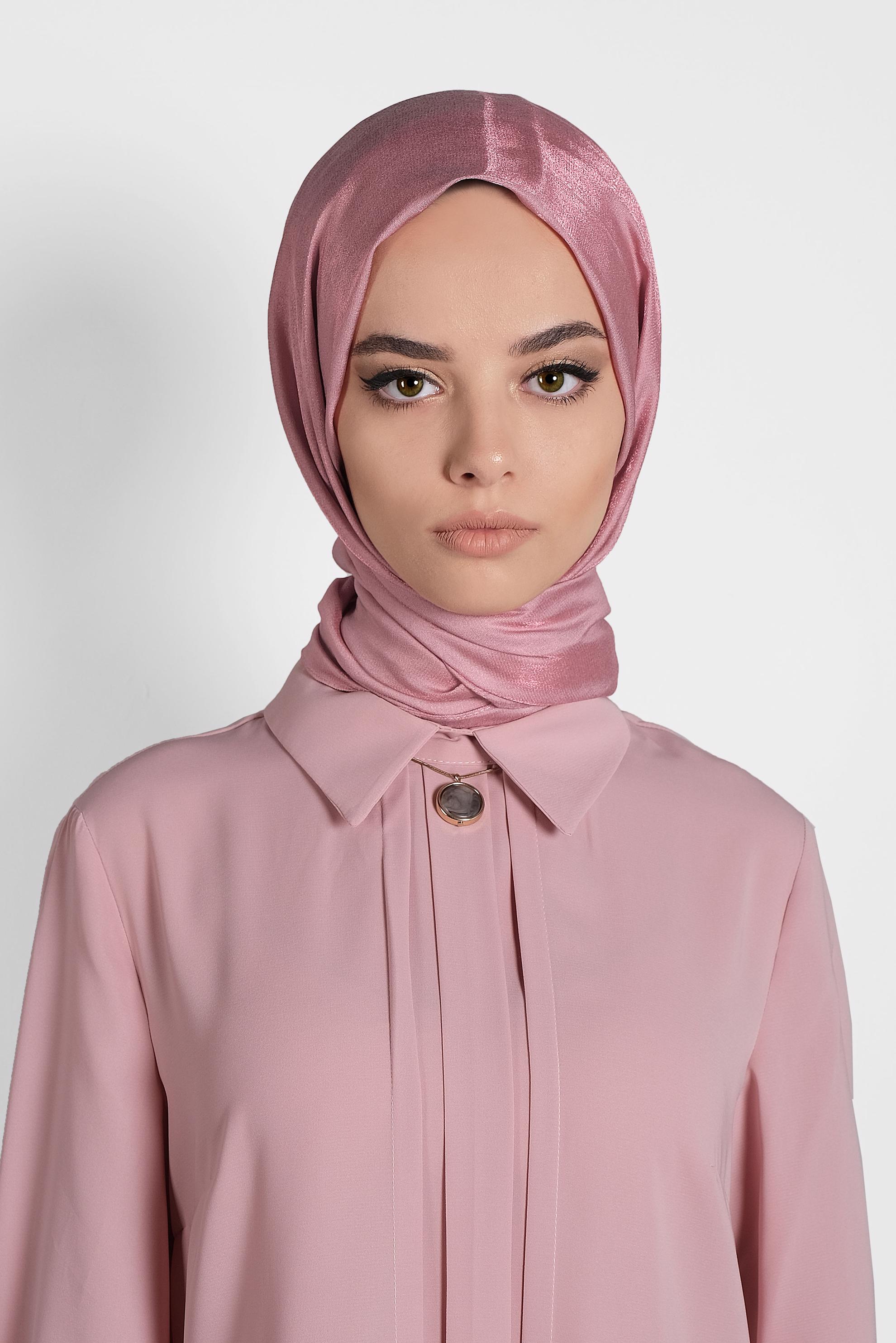 Tesettür giyim PEMBE 9973 ALVİNA PRENSES ŞAL