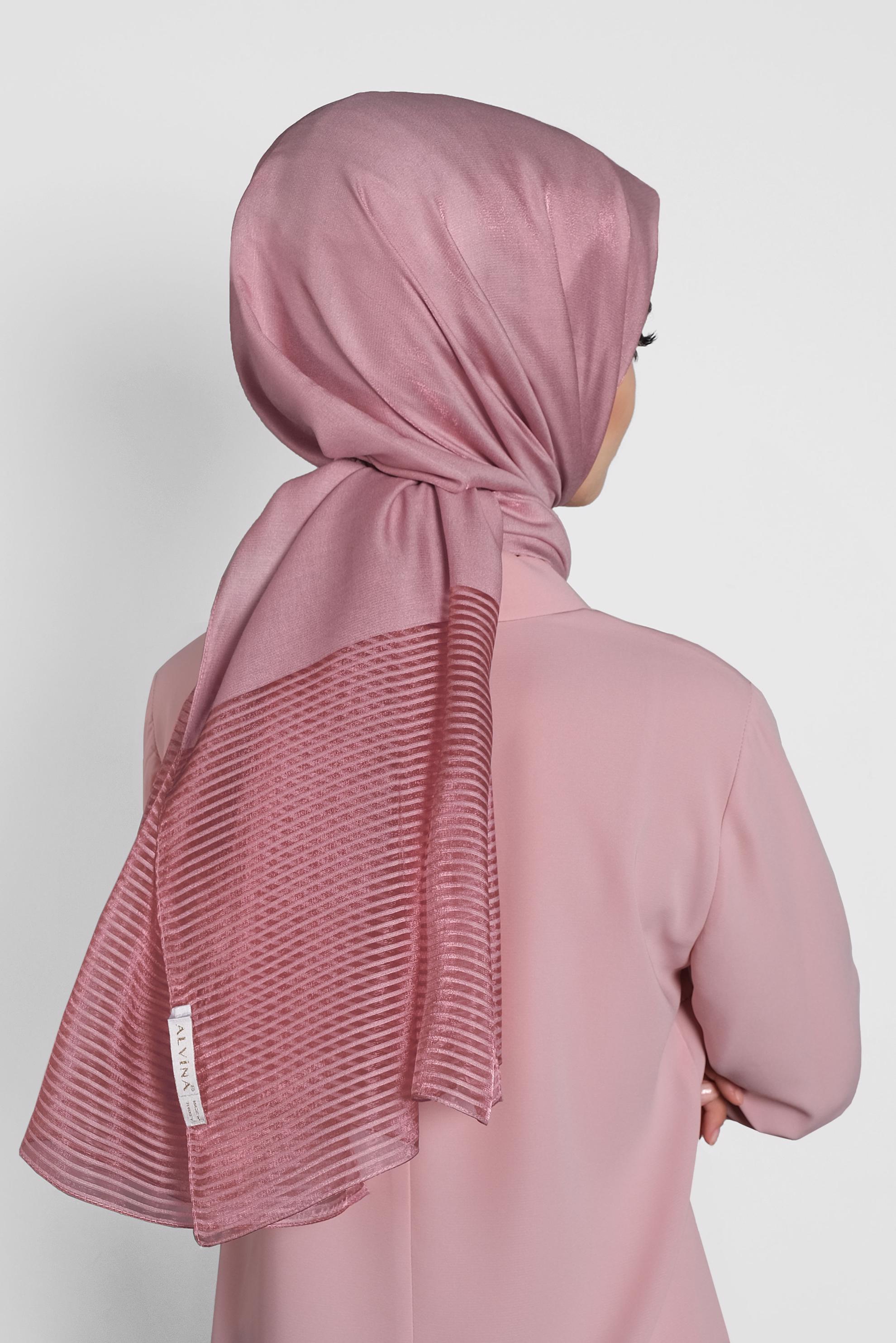 Tesettür giyim PEMBE 9973 ALVİNA PRENSES ŞAL