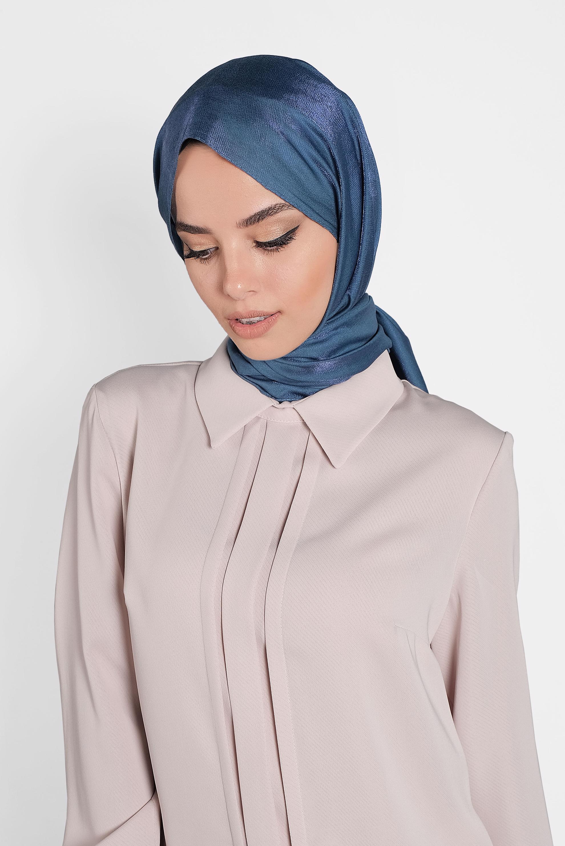 Tesettür giyim LACİVERT 9973 ALVİNA PRENSES ŞAL