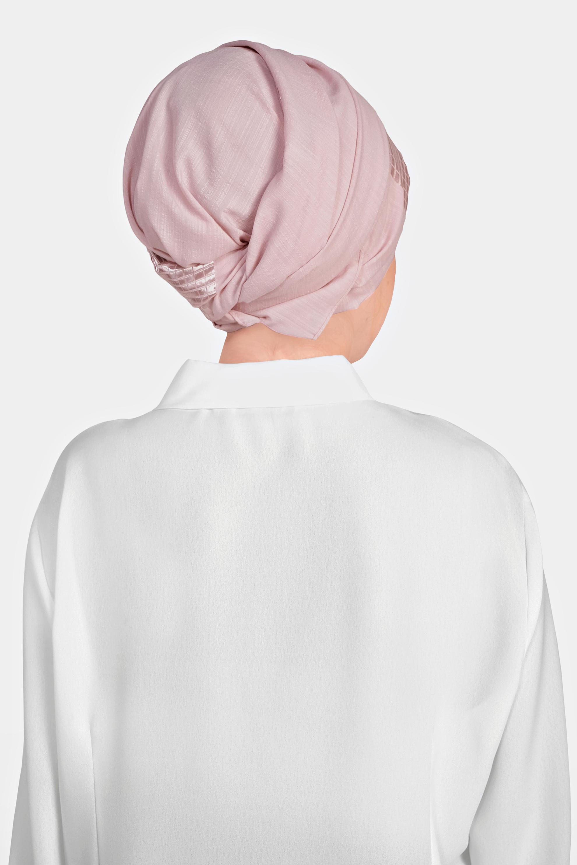 Tesettür giyim MOR 9974 ALVİNA AĞAÇ KABUĞU ŞAL