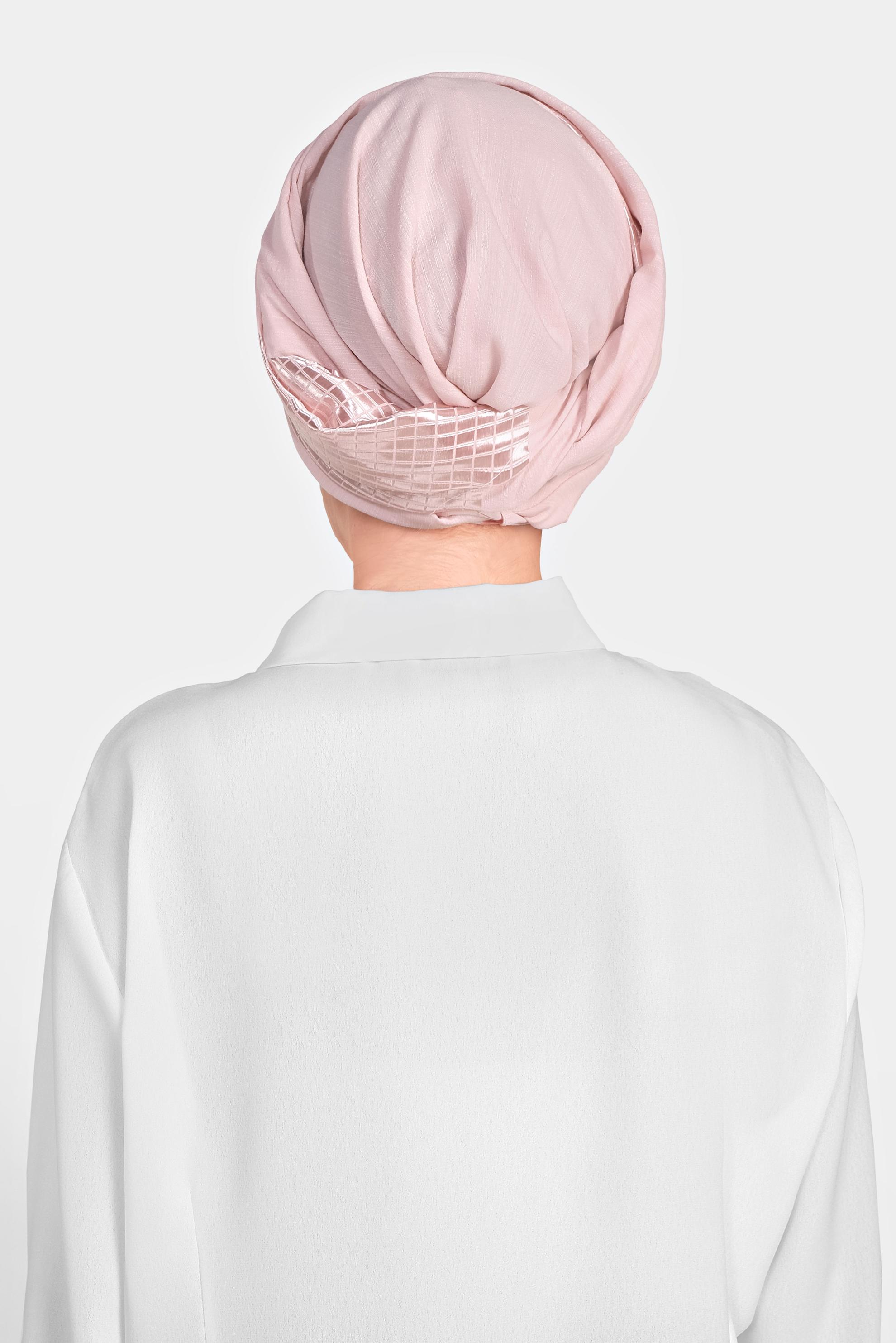 Tesettür giyim PUDRA 9974 ALVİNA AĞAÇ KABUĞU ŞAL