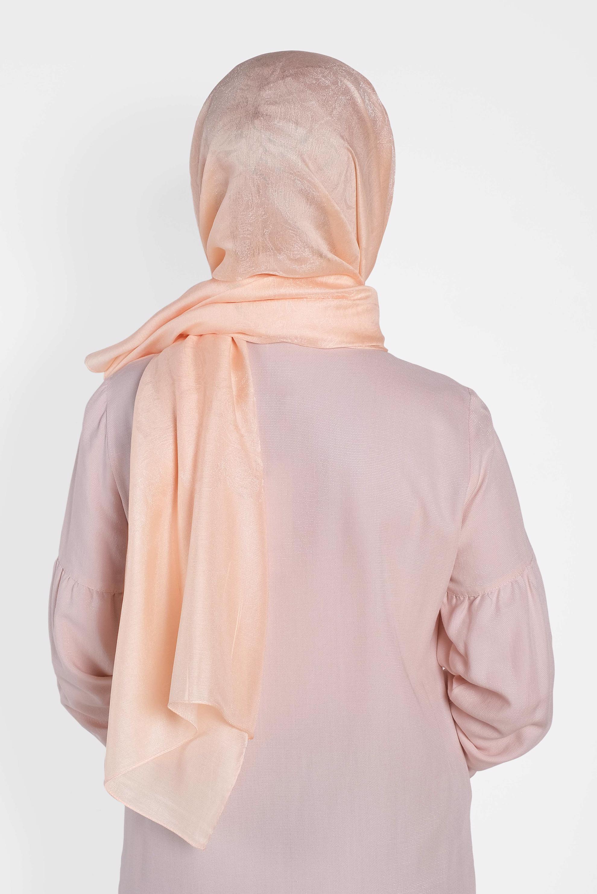 Tesettür giyim PUDRA 9977 ALVİNA ROZA ŞAL