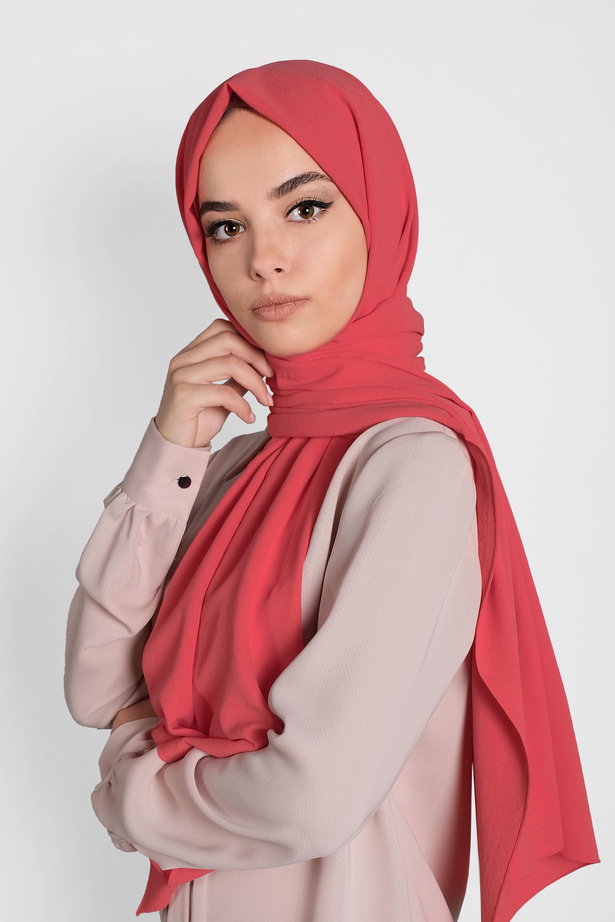 Tesettür giyim MERCAN 9981 ALVİNA KABARTMALI ŞAL