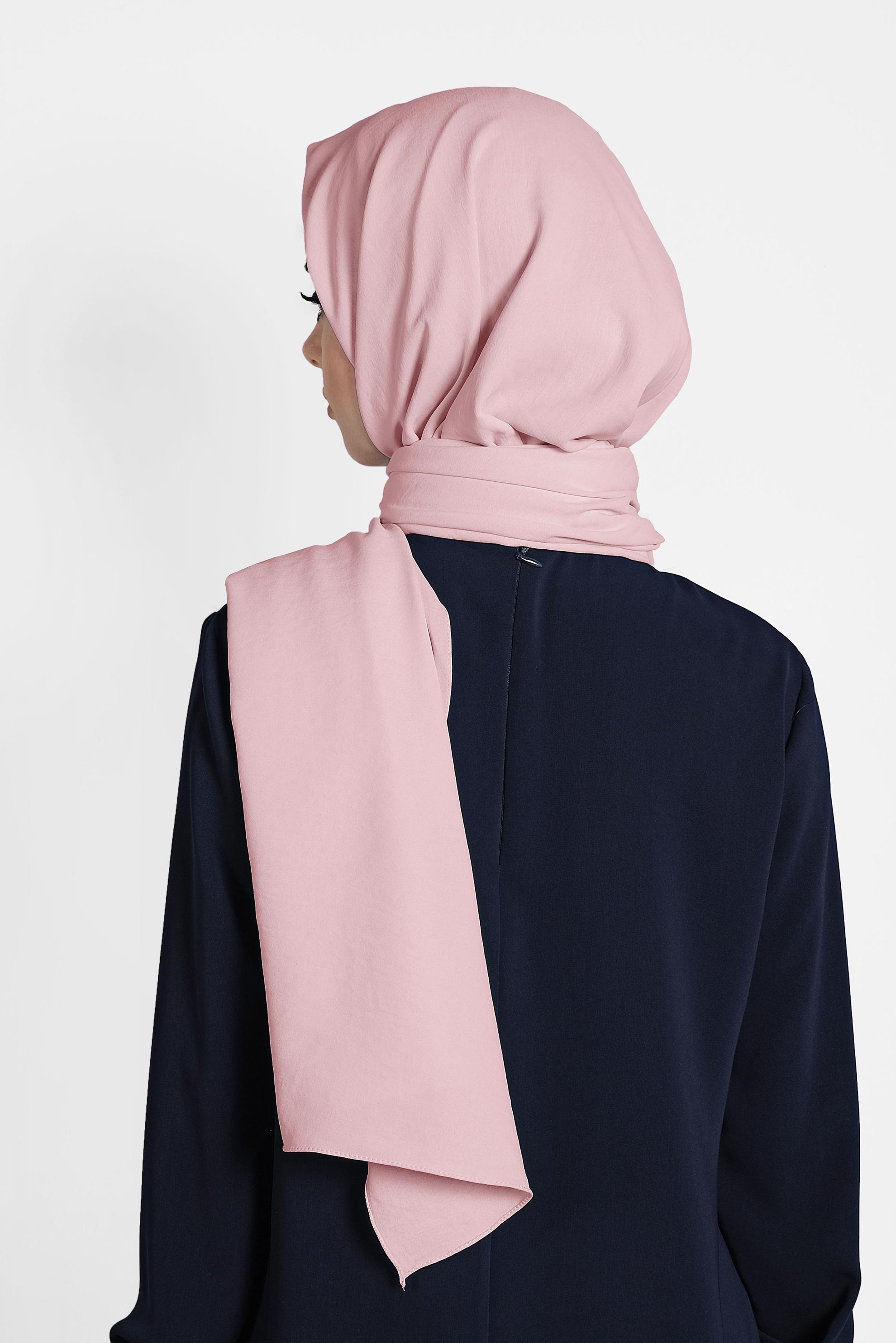 Tesettür giyim PEMBE 9981 ALVİNA KABARTMALI ŞAL