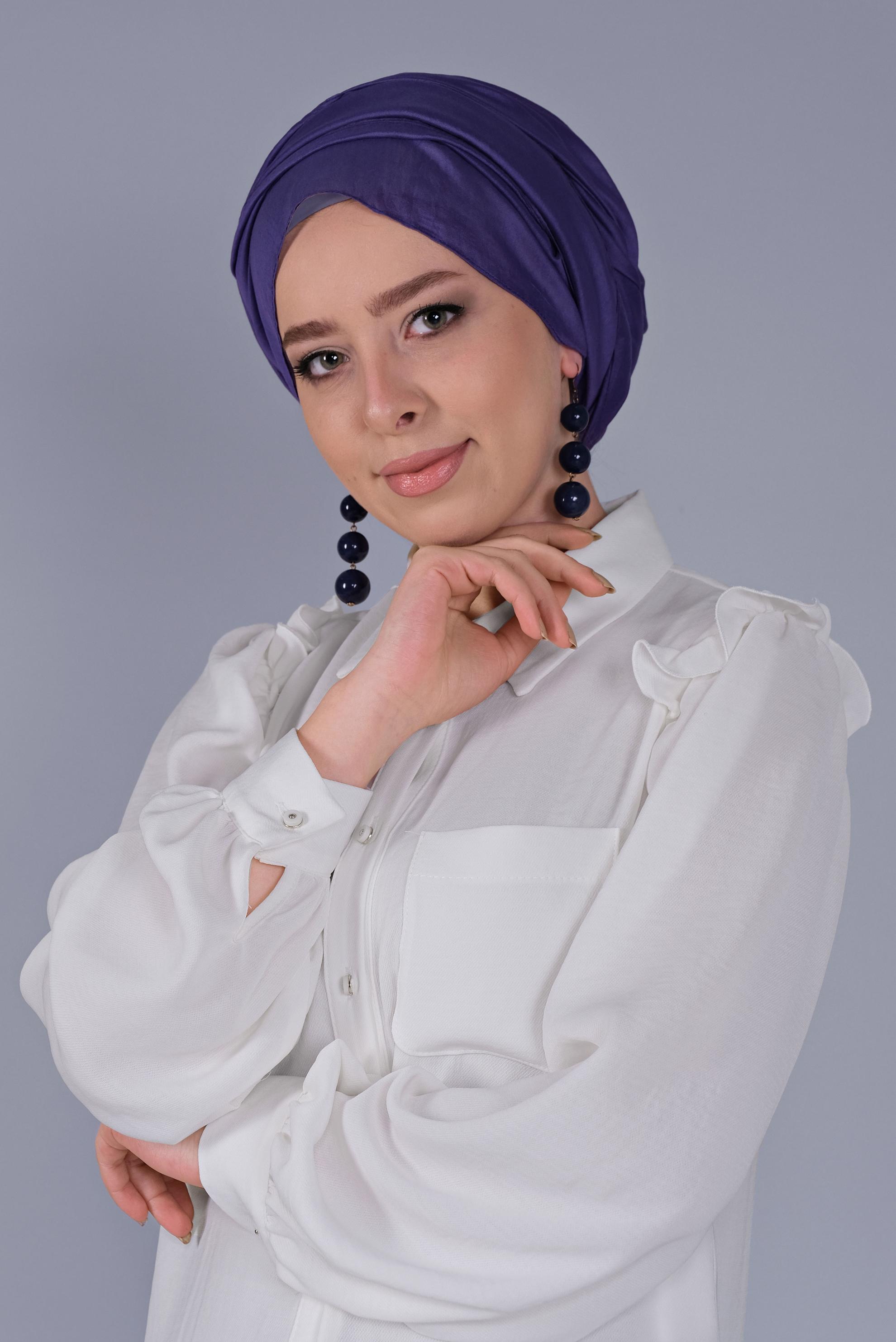 Tesettür giyim MOR ALVİNA MİLANO ŞAL 9984 