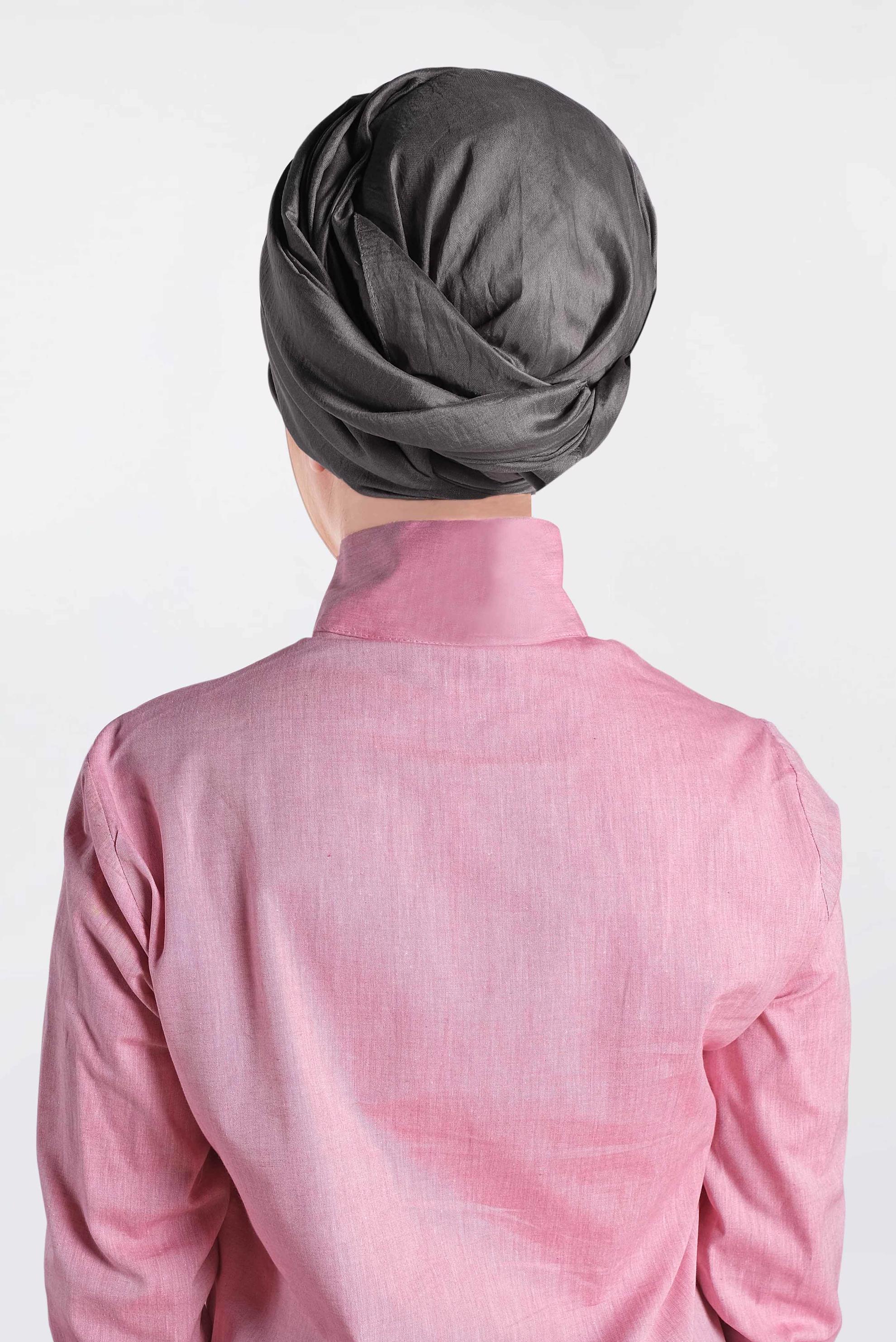 Tesettür giyim GRİ ALVİNA MİLANO ŞAL 9984 