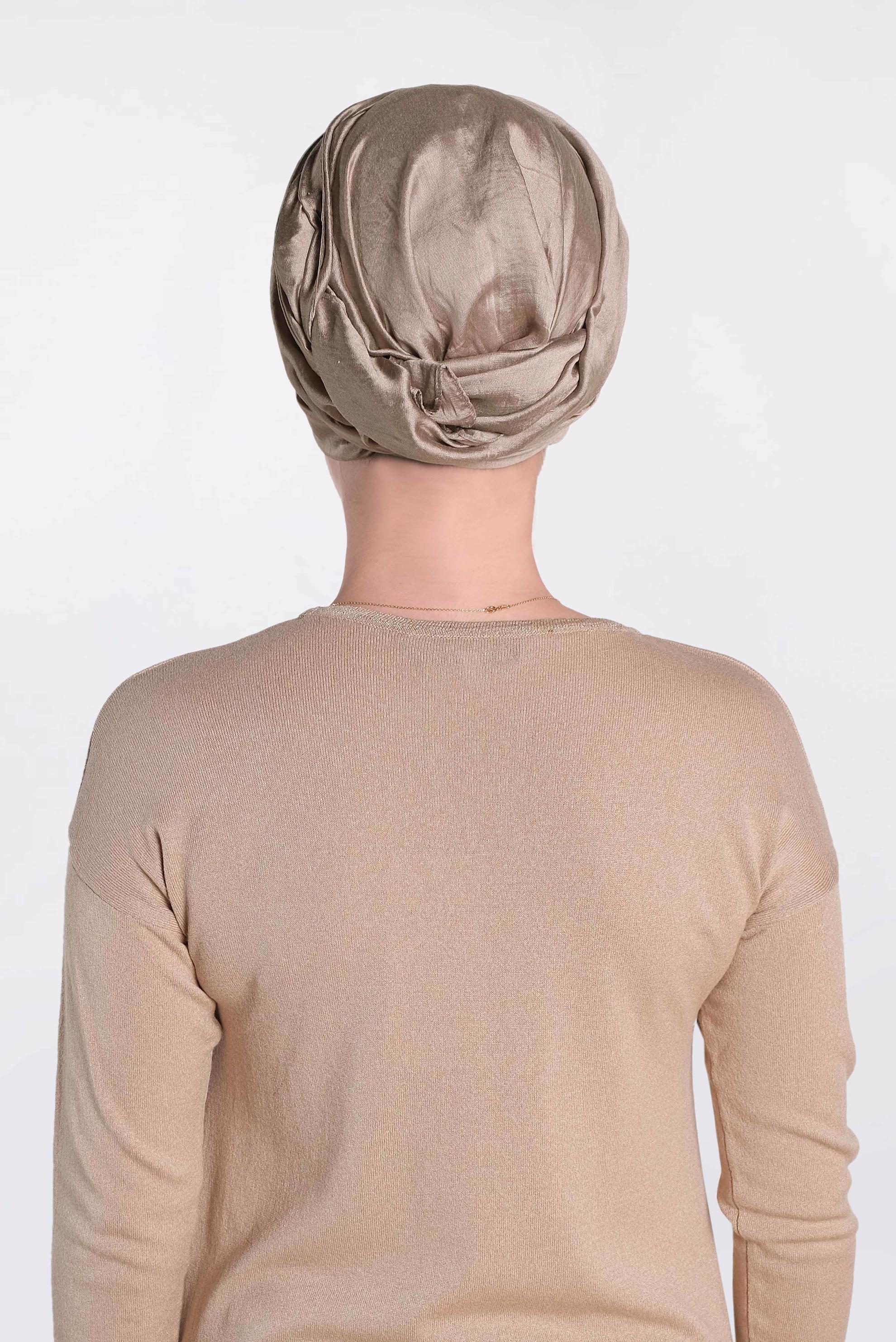 Tesettür giyim VİZON ALVİNA MİLANO ŞAL 9984 