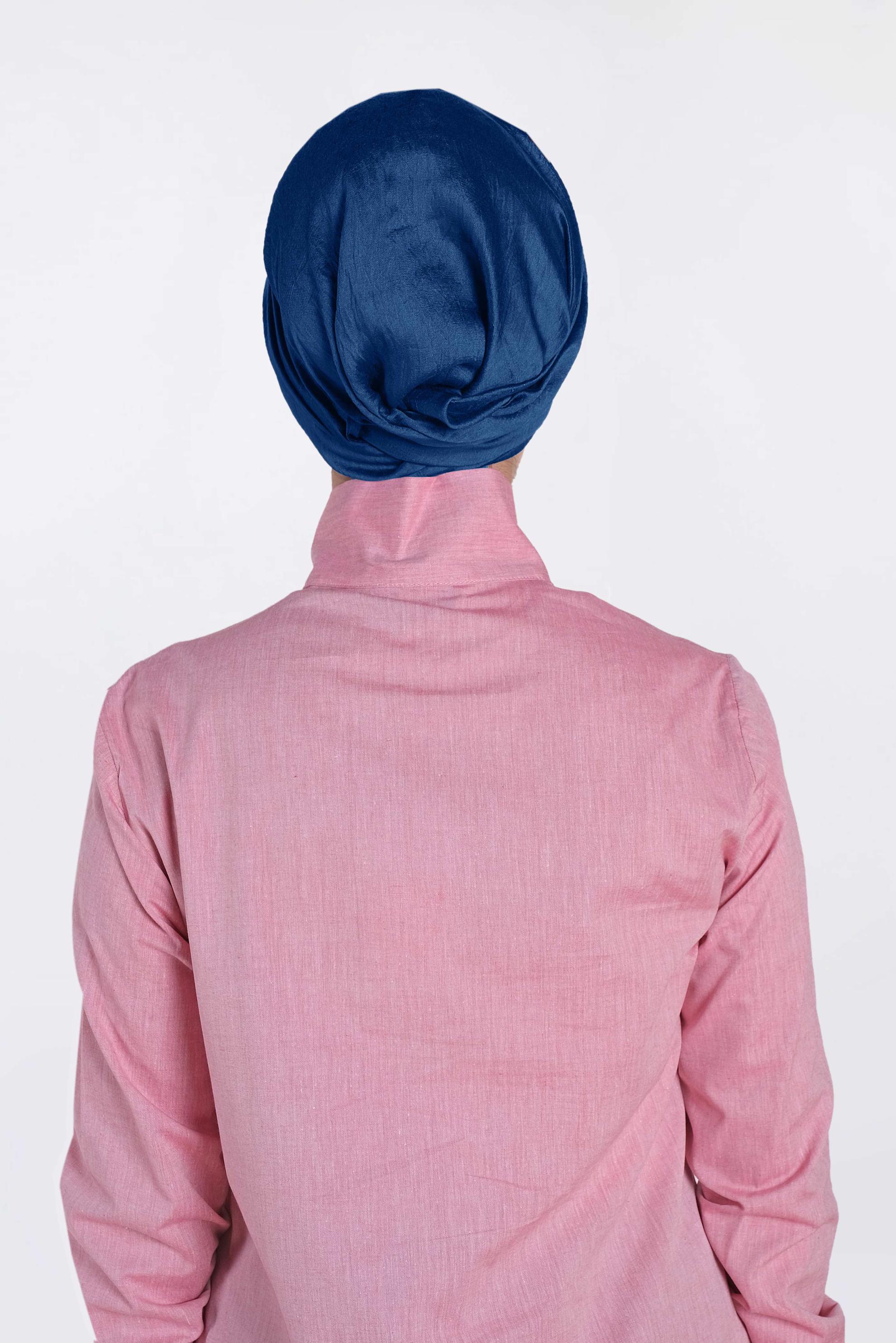 Tesettür giyim LACİVERT ALVİNA MİLANO ŞAL 9984 