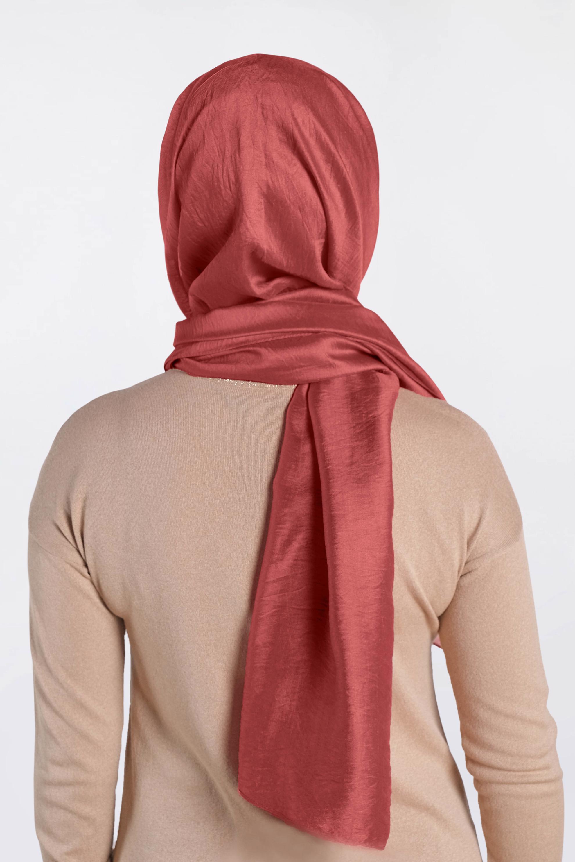 Tesettür giyim PEMBE ALVİNA MİLANO ŞAL 9984 