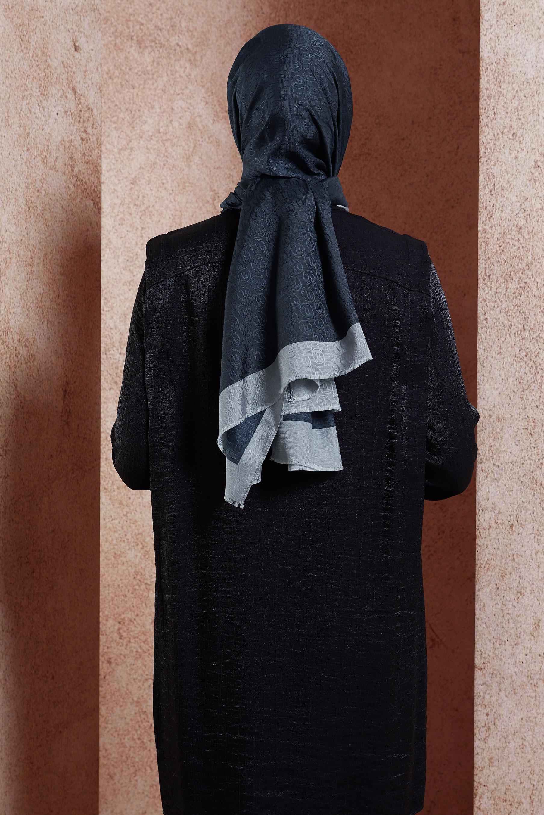 Hijab clothing NAVY BLUE ALVINA SHAWL 9997