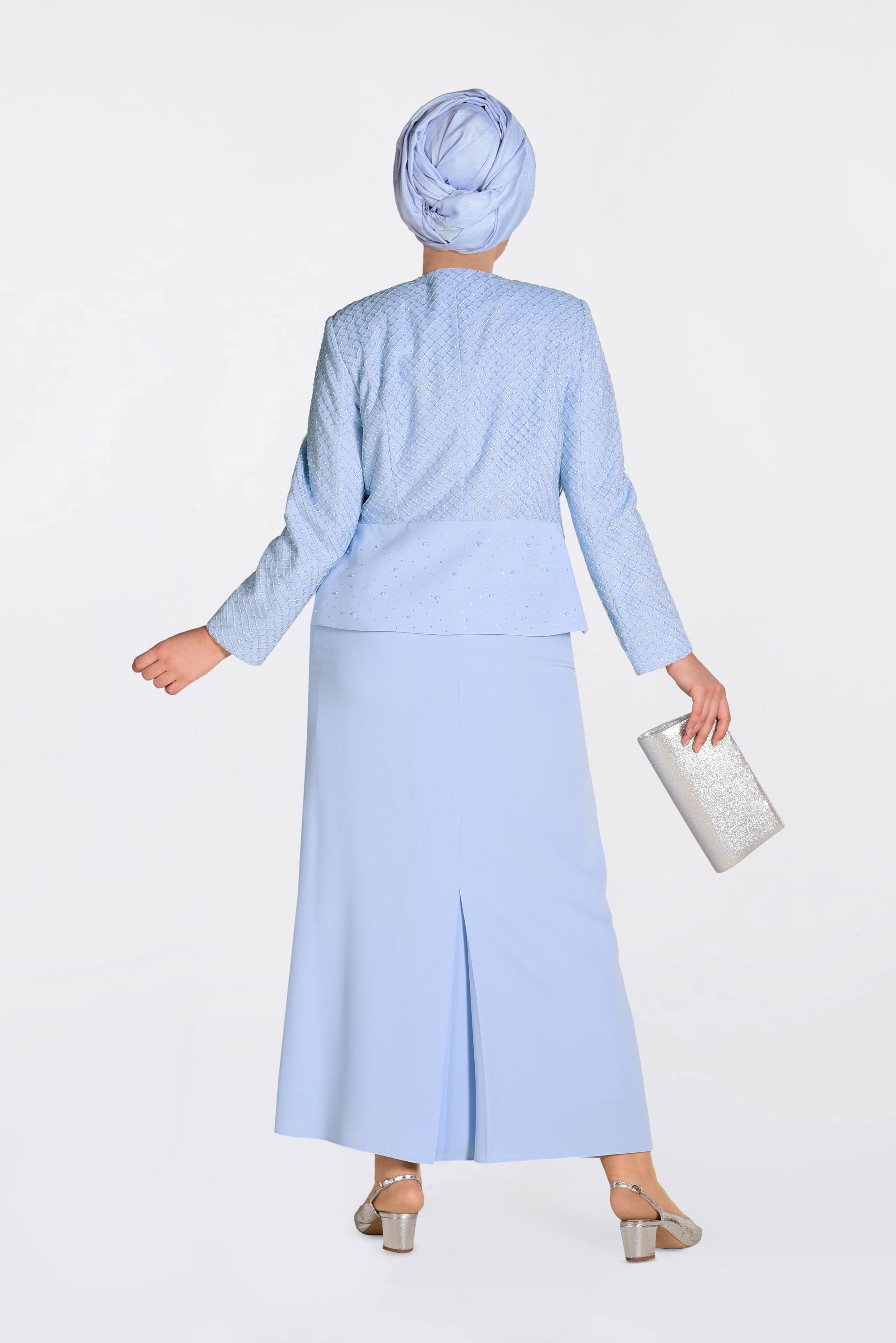 Vêtements hijab BLEU Costume 3470 