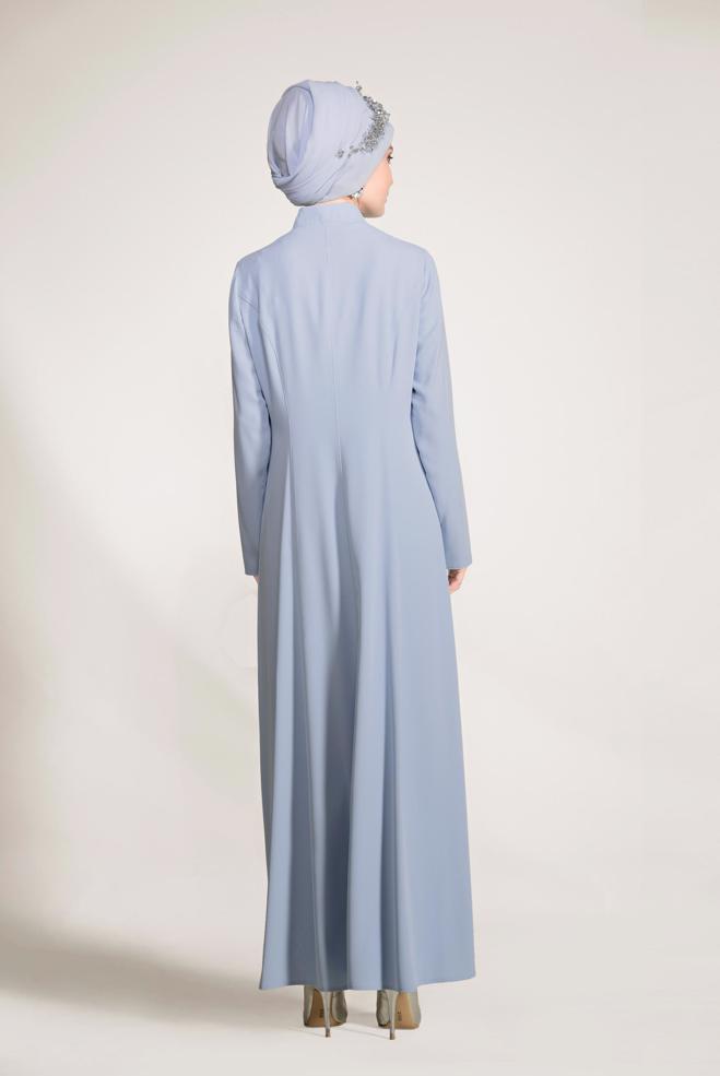 Vêtements hijab BLEU Costume 3423  - ALVİNA