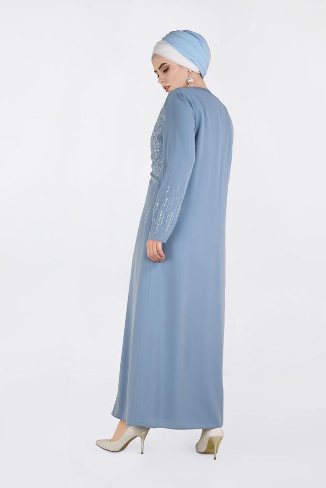 Vêtements hijab VERT Costume 3439 - ALVİNA