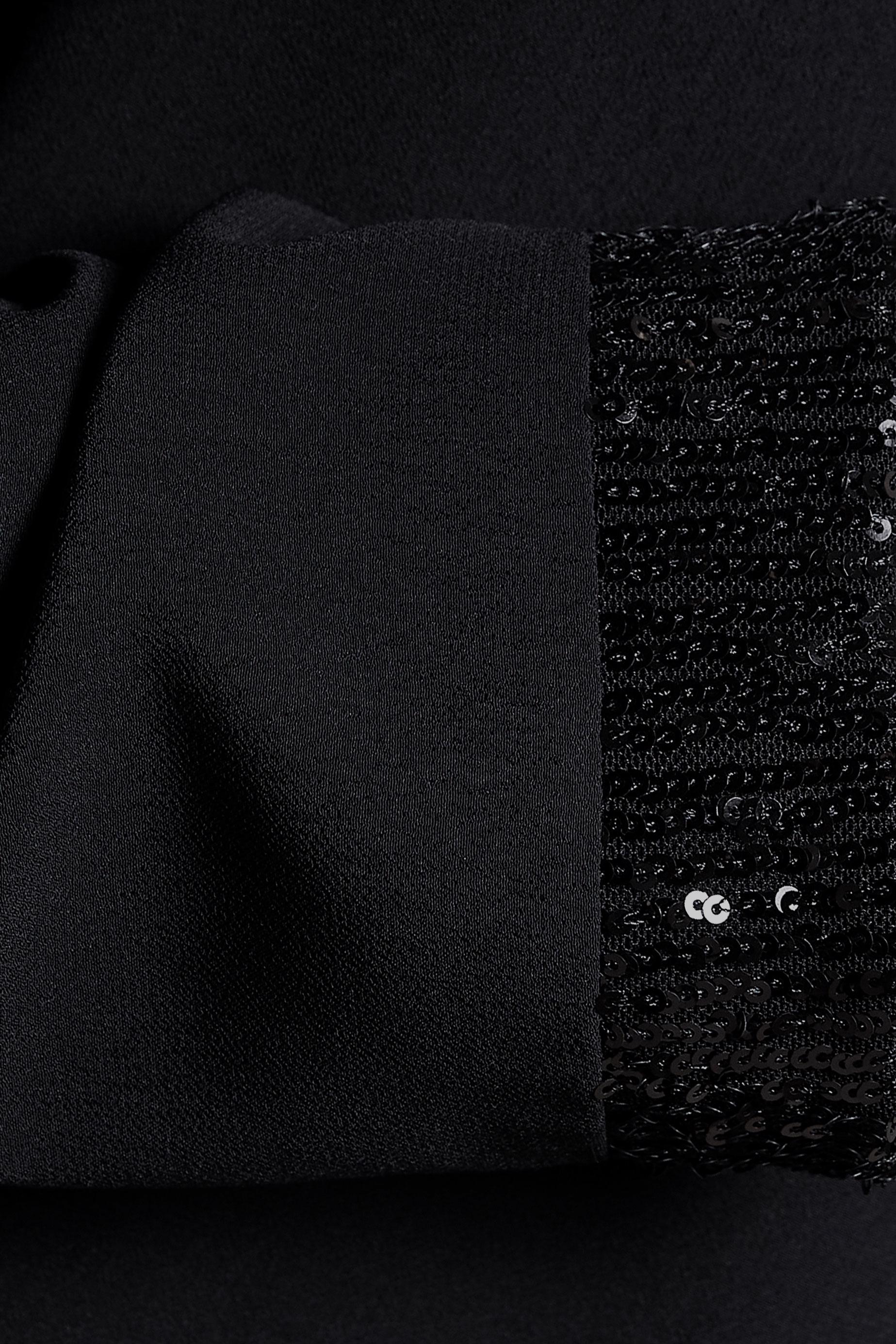 Tesettür giyim SİYAH PUL PAYETLİ PANTOLONLU TAKIM 3535