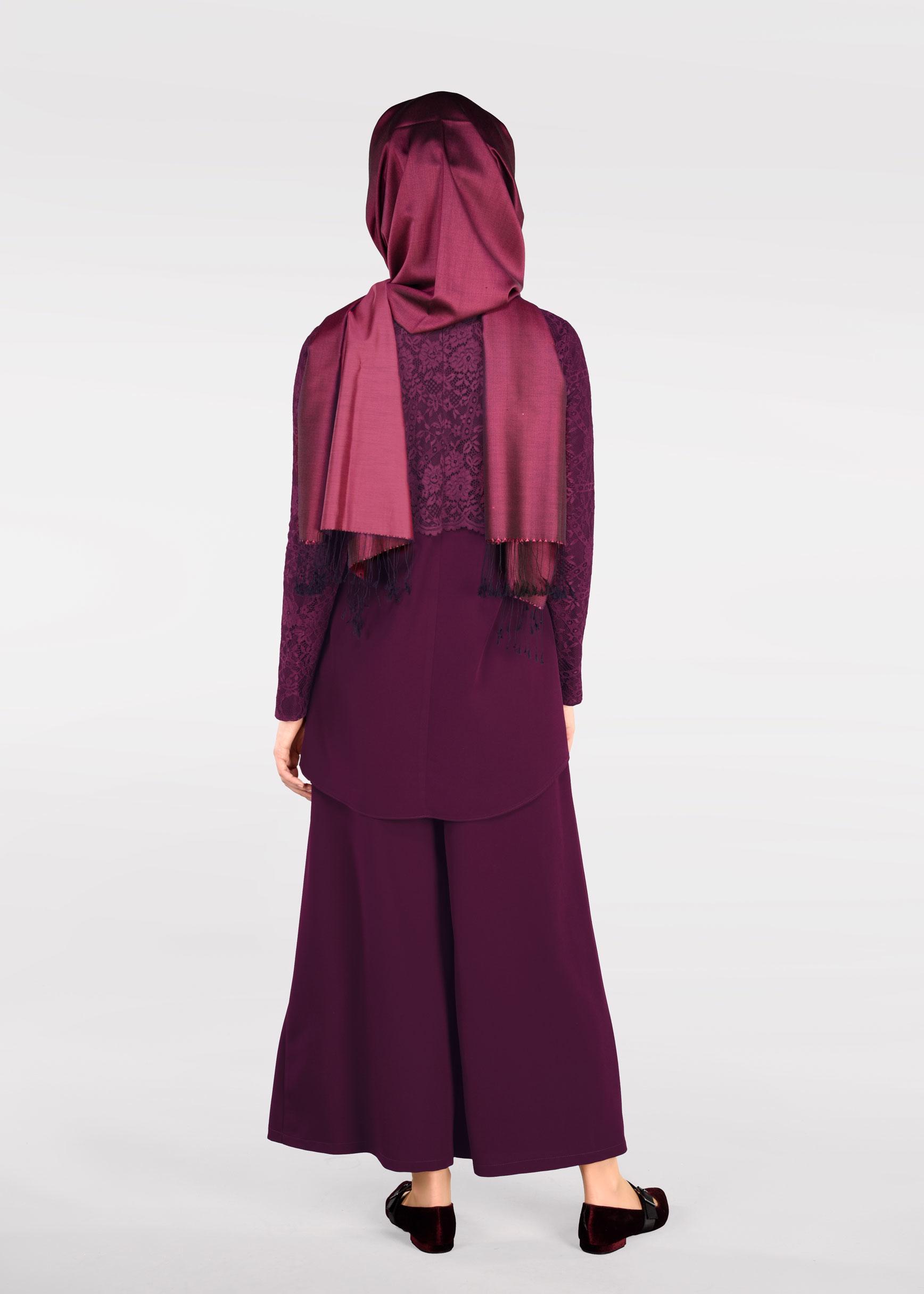 Tesettür giyim MOR 4959-1 NEPAL 7580 2&prime;Lİ PANT.TAKIM 38/44 TEK40