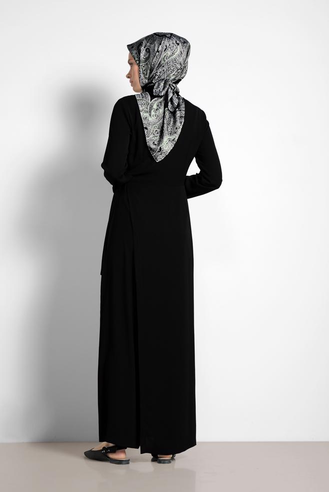 Vêtements hijab NOIR Combinasion 4172  - ALVİNA