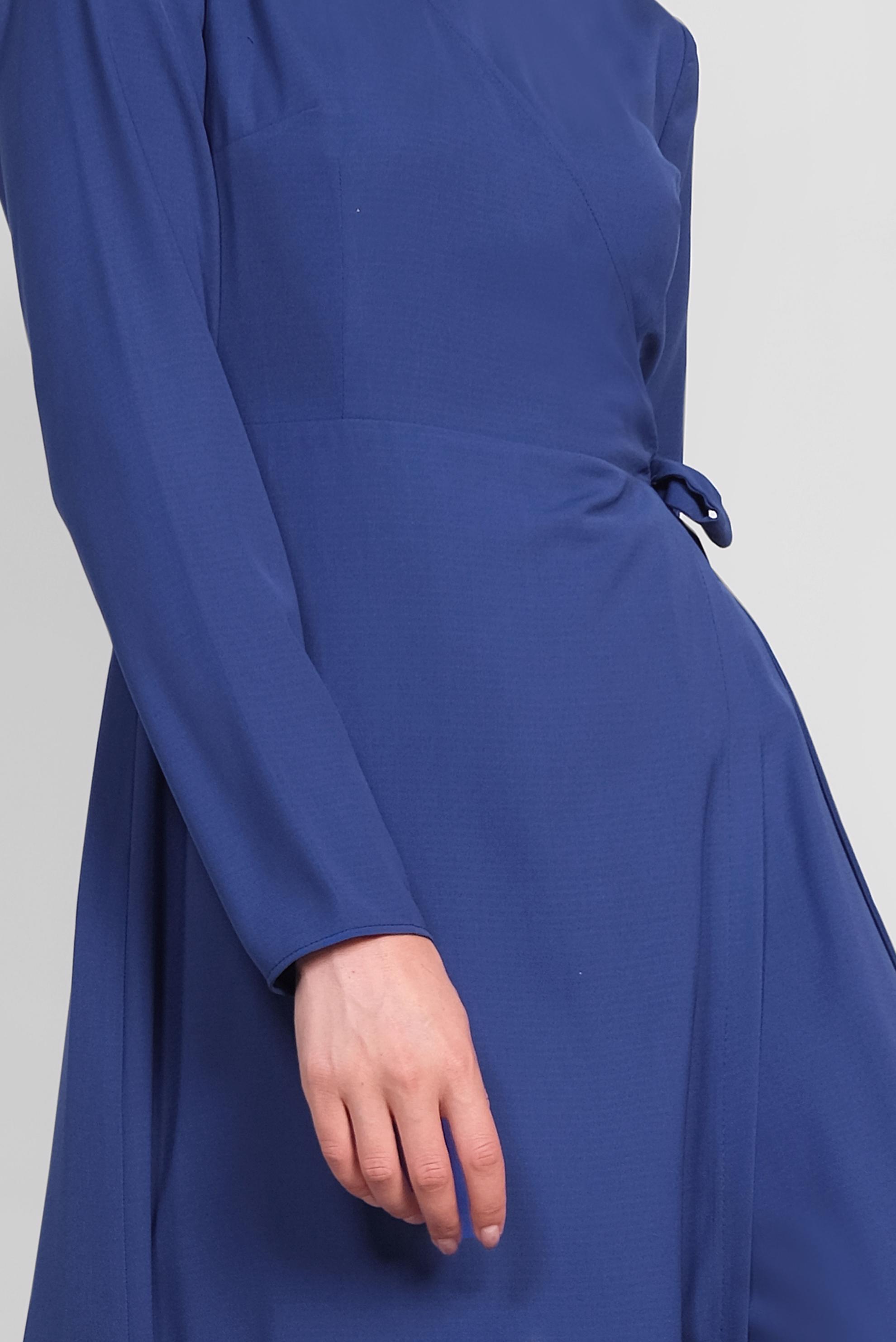 Tesettür giyim LACİVERT YANDAN BAĞLAMALI TULUM 4172