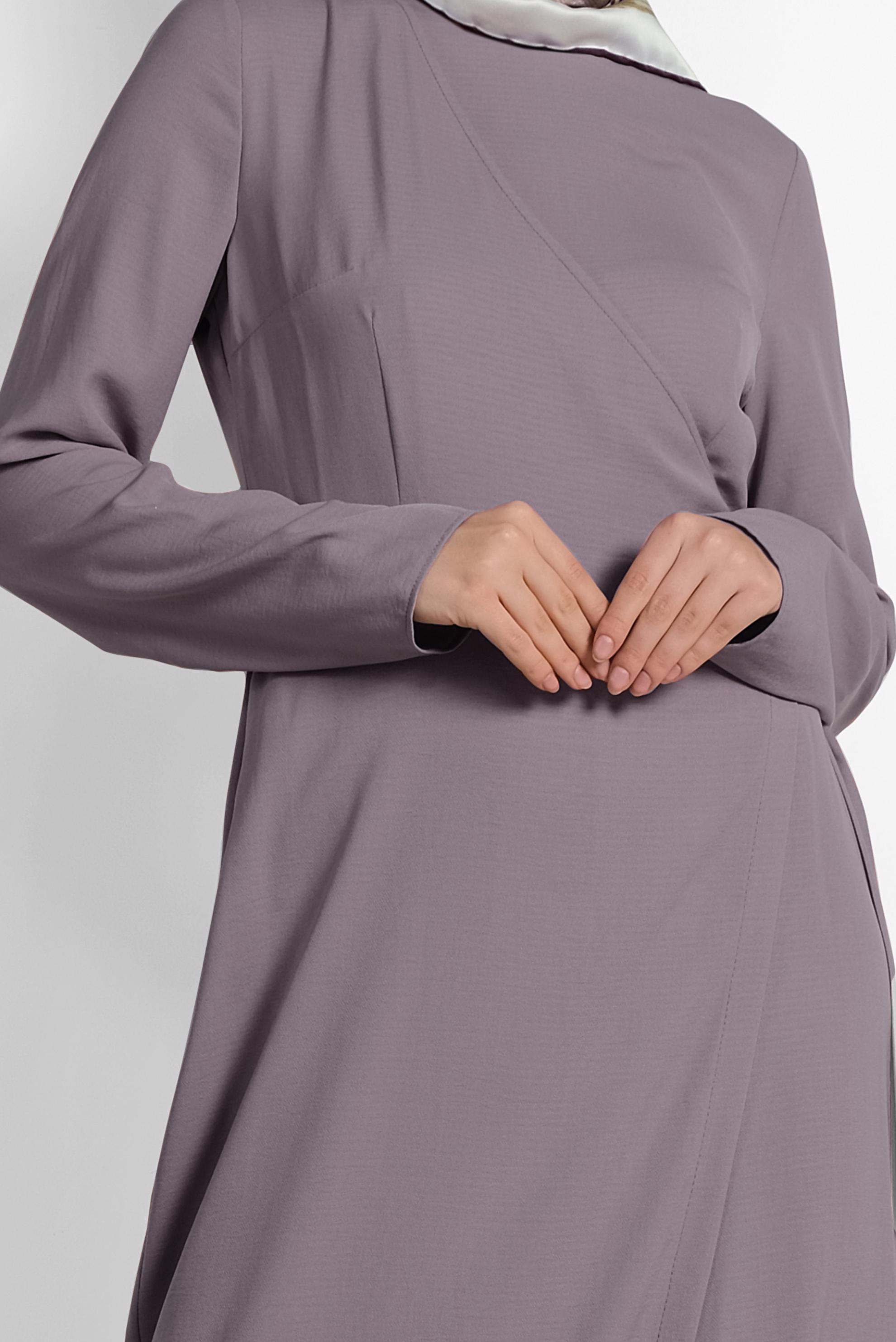 Tesettür giyim MÜRDÜM YANDAN BAĞLAMALI TULUM 4172