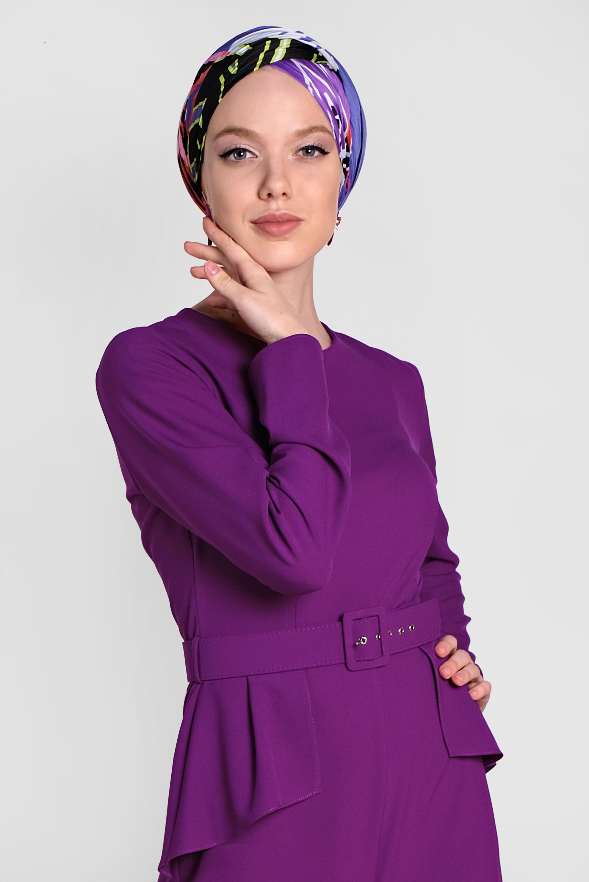 Hijab clothing DAMSON Belted Jumpsuit 4480 