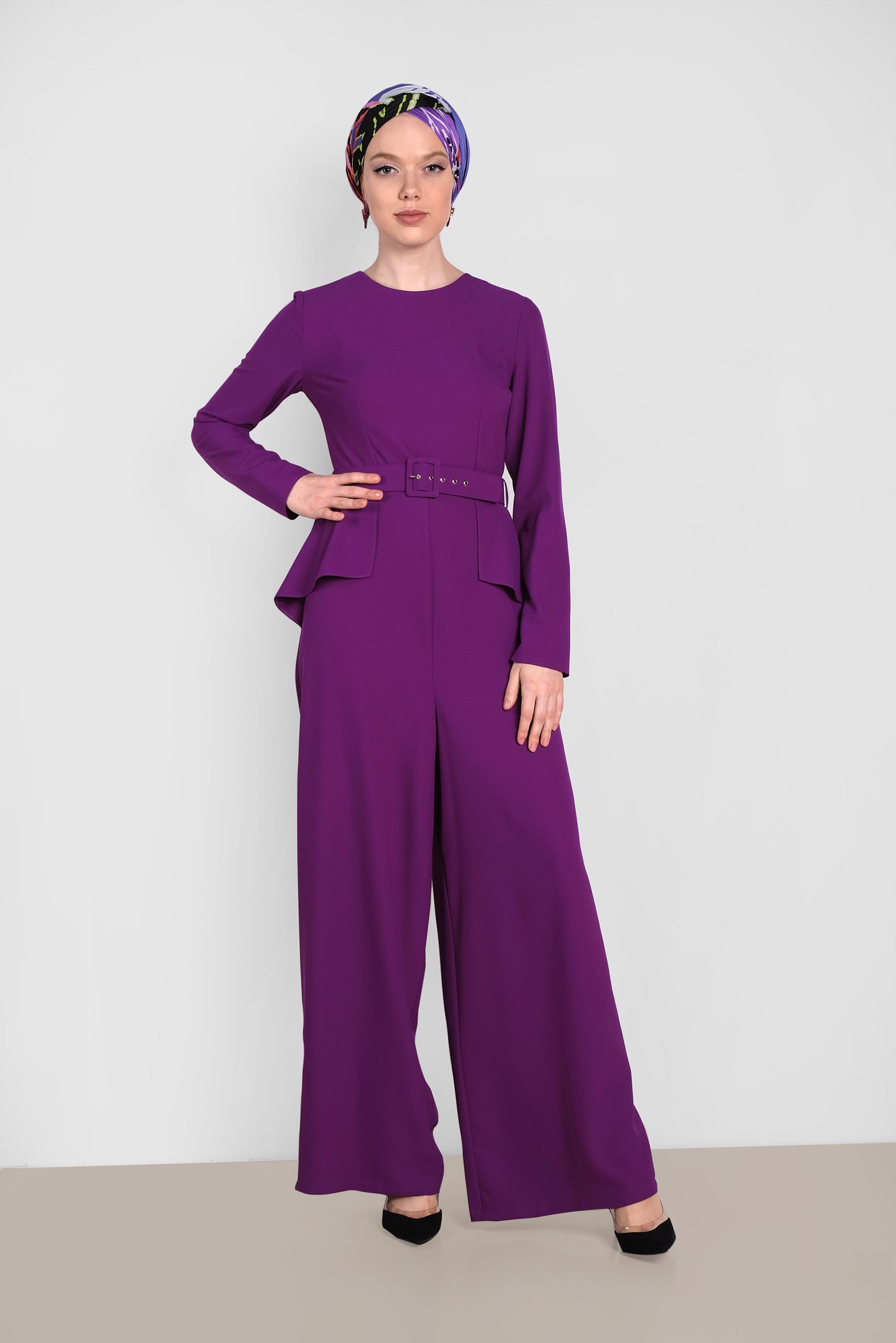 Hijab clothing DAMSON Belted Jumpsuit 4480 