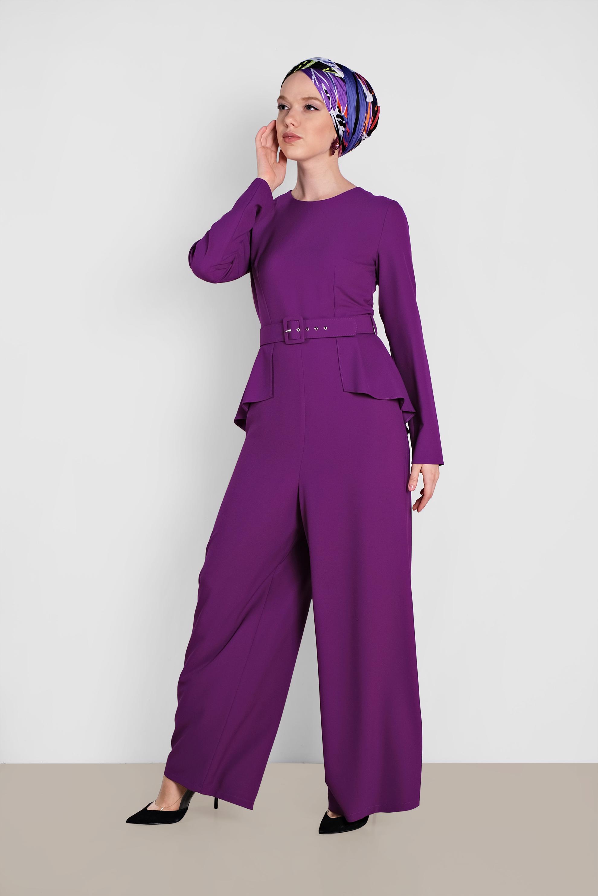 Hijab clothing DAMSON Belted Jumpsuit 4480 