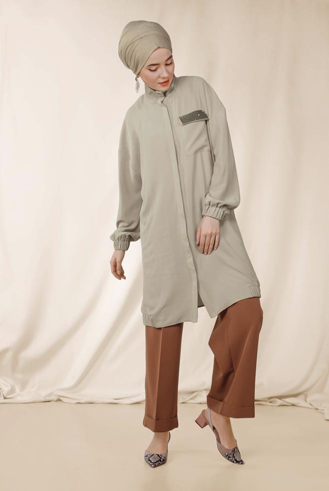 Tesettür giyim  Açık Tonlar - ALVİNA