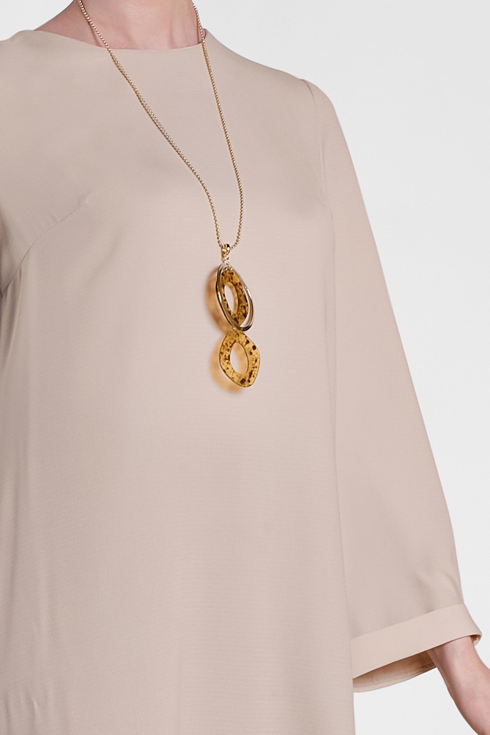 Tesettür giyim KUM ASİMETRİK KESİM TUNİK 4414