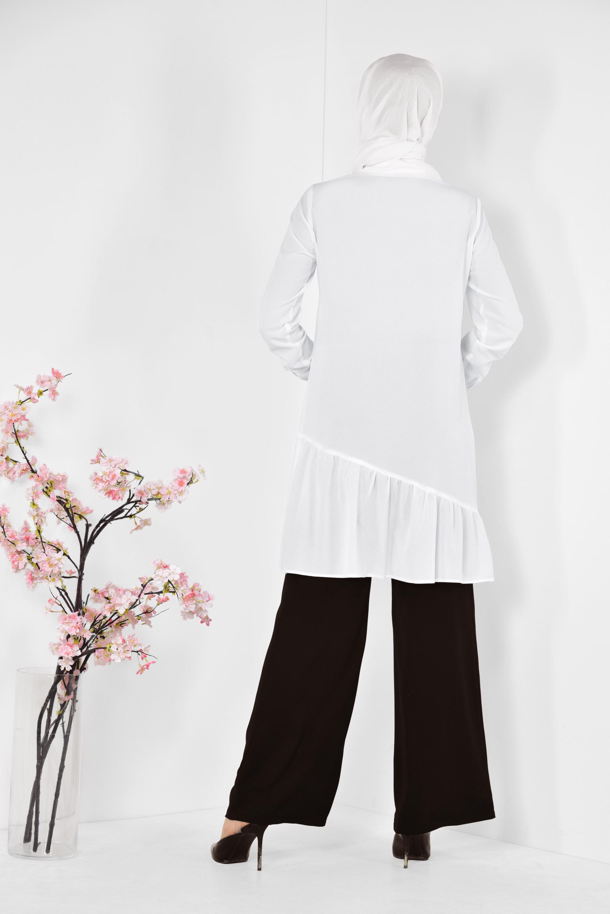 Hijab clothing WHITE Flywheel Tunic 4853 