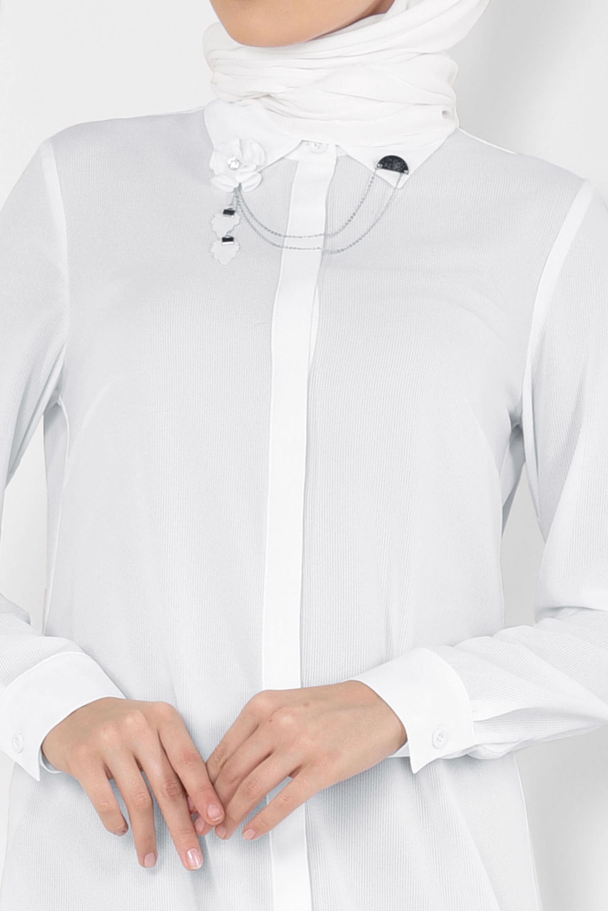 Hijab clothing WHITE Flywheel Tunic 4853 