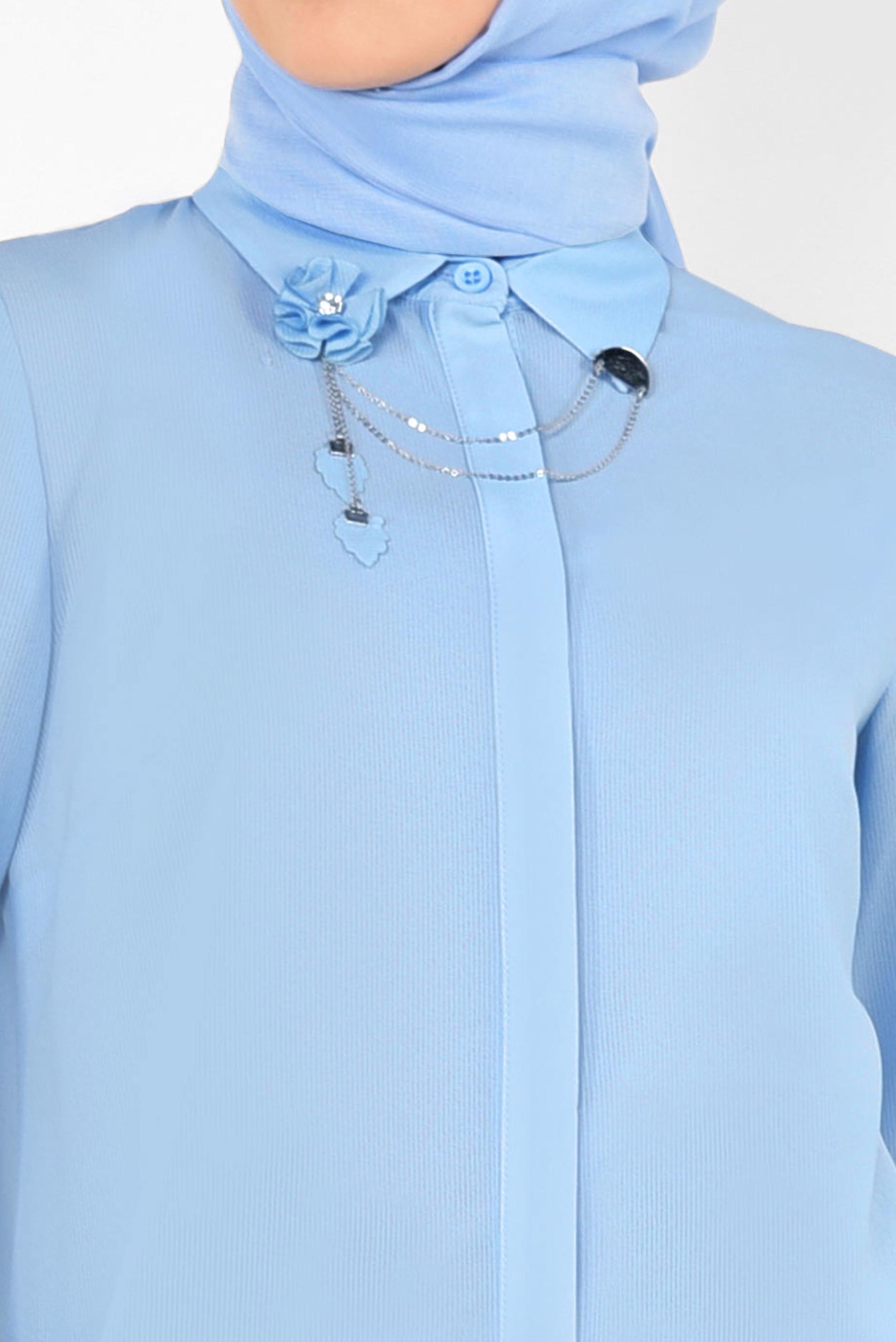 Hijab clothing BLUE Flywheel Tunic 4853 