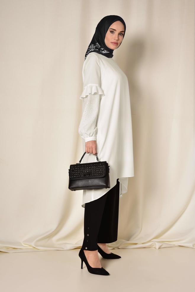 Tesettür giyim  Şıklık Detaylarda - ALVİNA