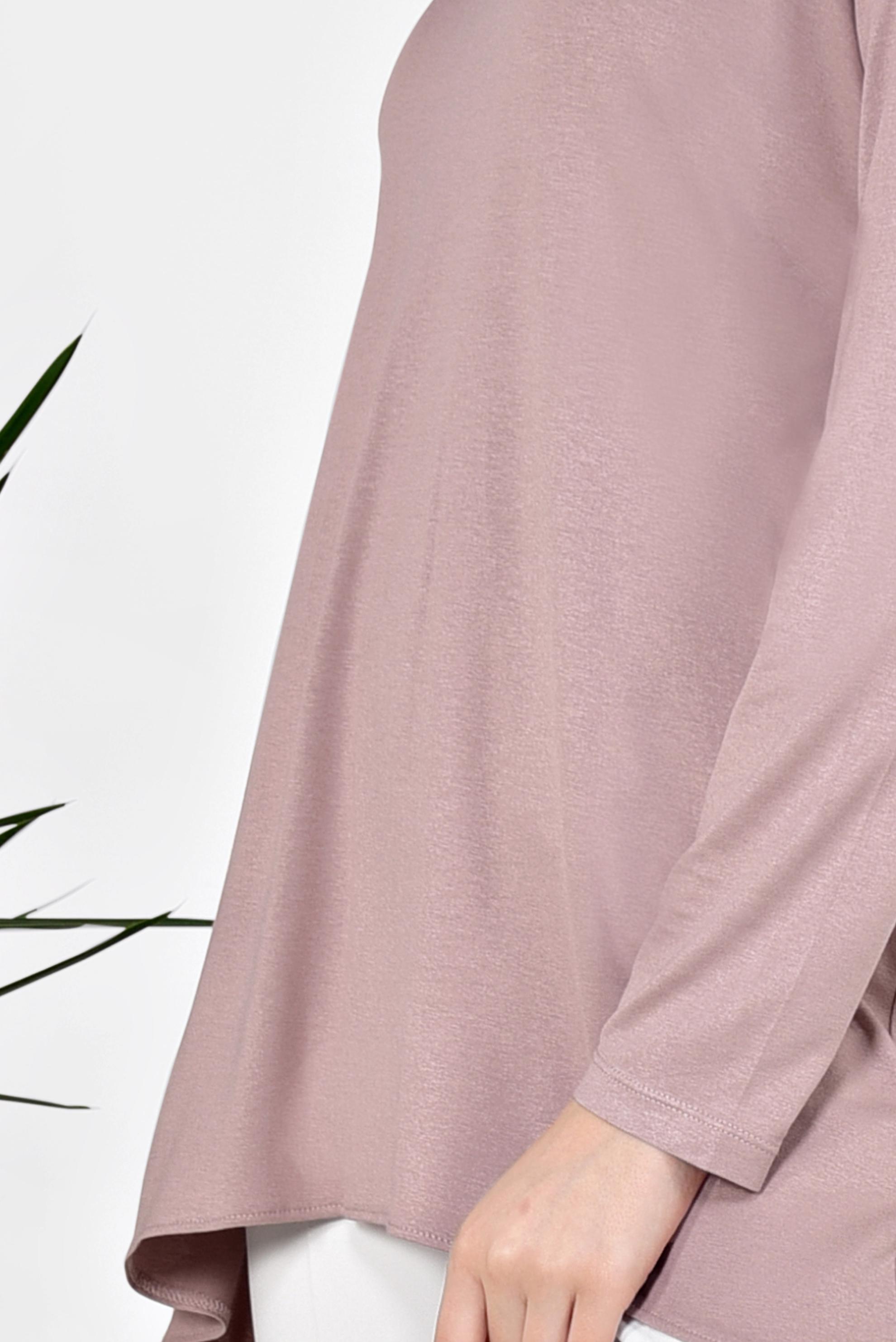 Hijab clothing PINK Basic Tunic 4937 