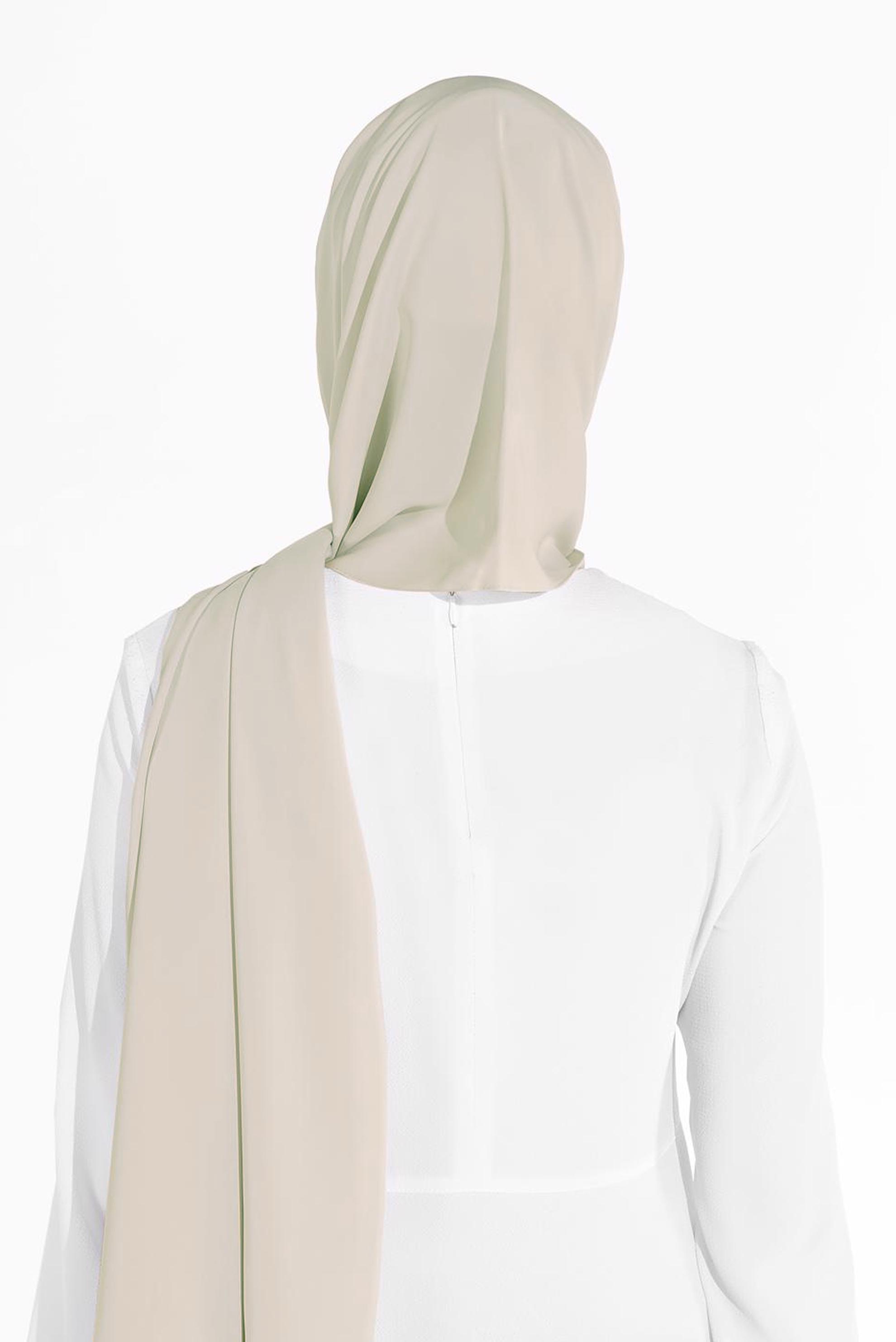 Tesettür giyim BEJ ALVİNA ŞAL 9980 