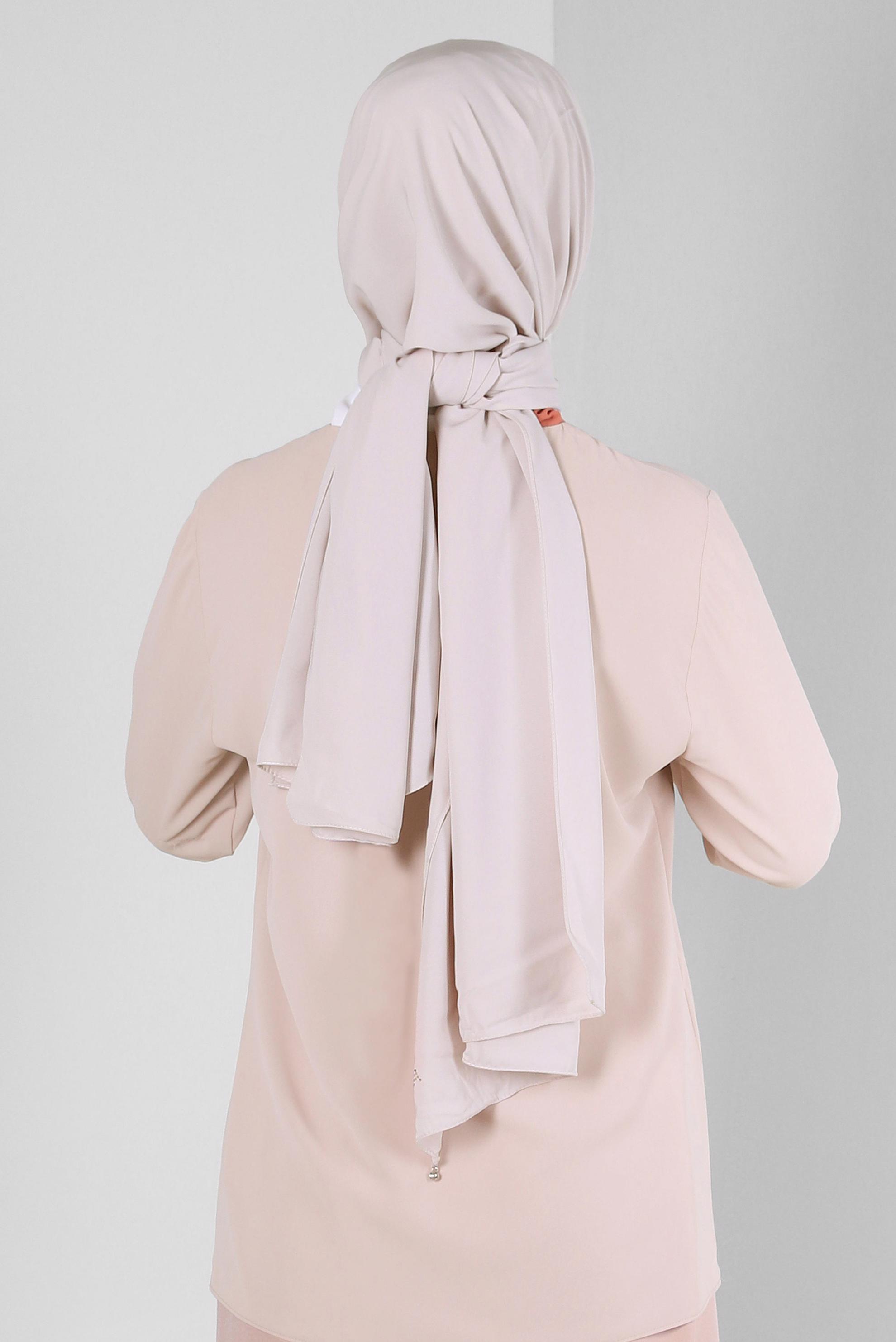 Tesettür giyim BEJ ALVİNA ŞAL 9980 