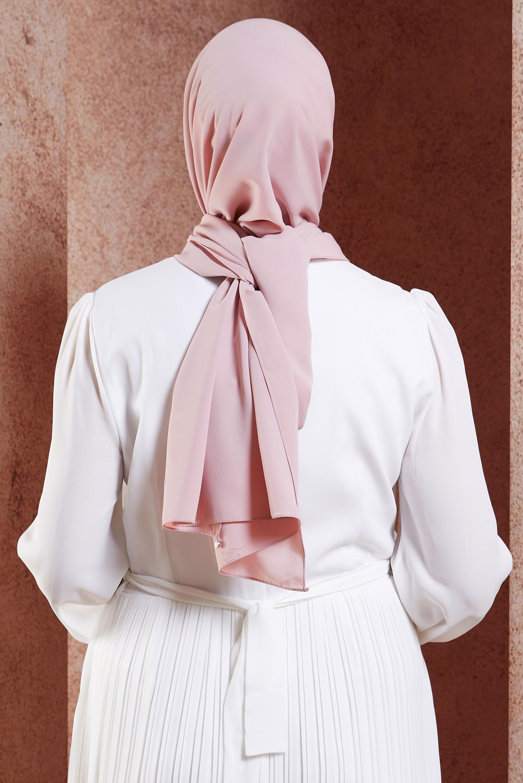Tesettür giyim PUDRA ALVİNA ŞAL 9980 
