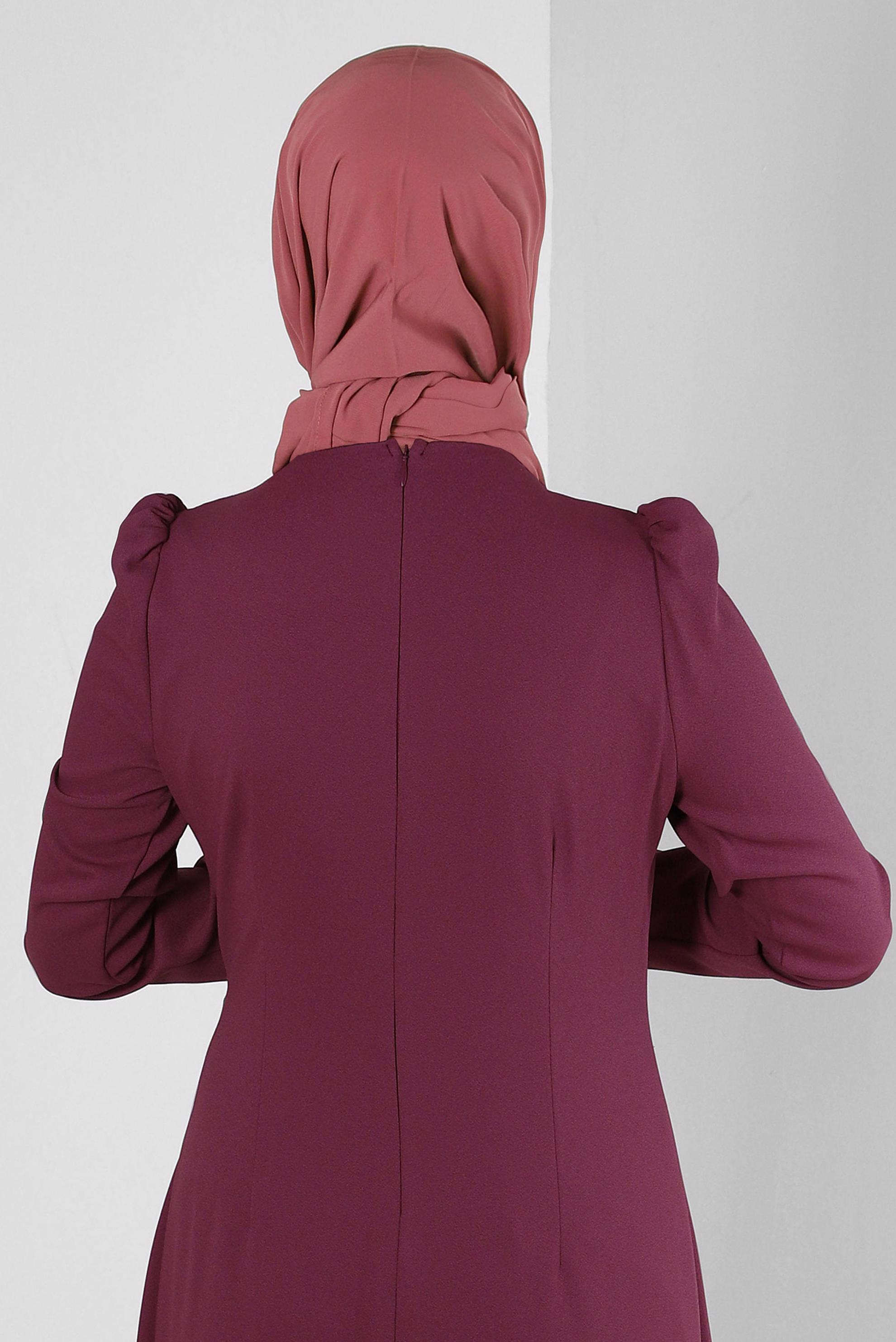 Vêtements hijab ORANGE CHÂLE ALVİNA 9980